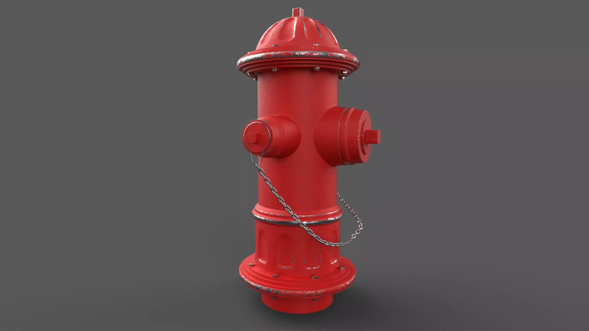 Fire Hydrant Low-poly 3D model Low-poly 3D model_2