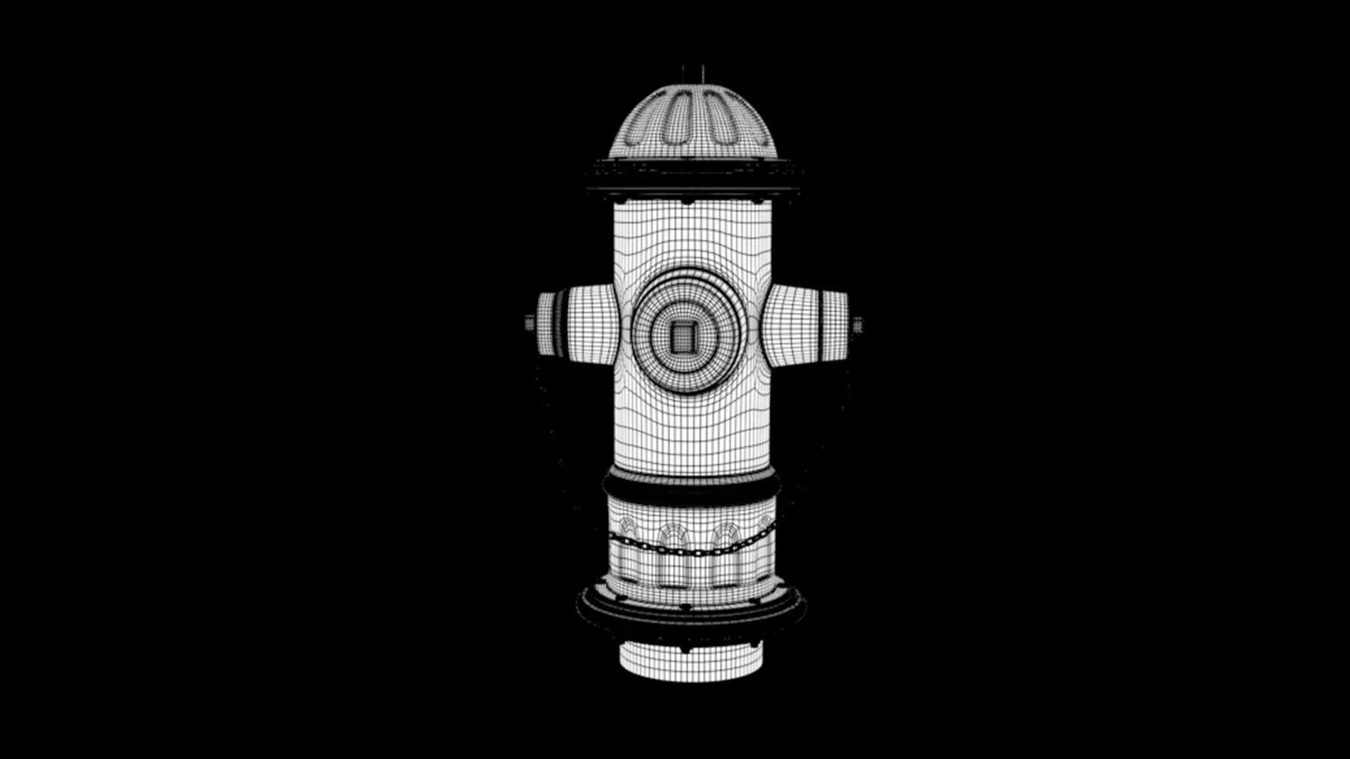 Fire Hydrant Low-poly 3D model Low-poly 3D model_8