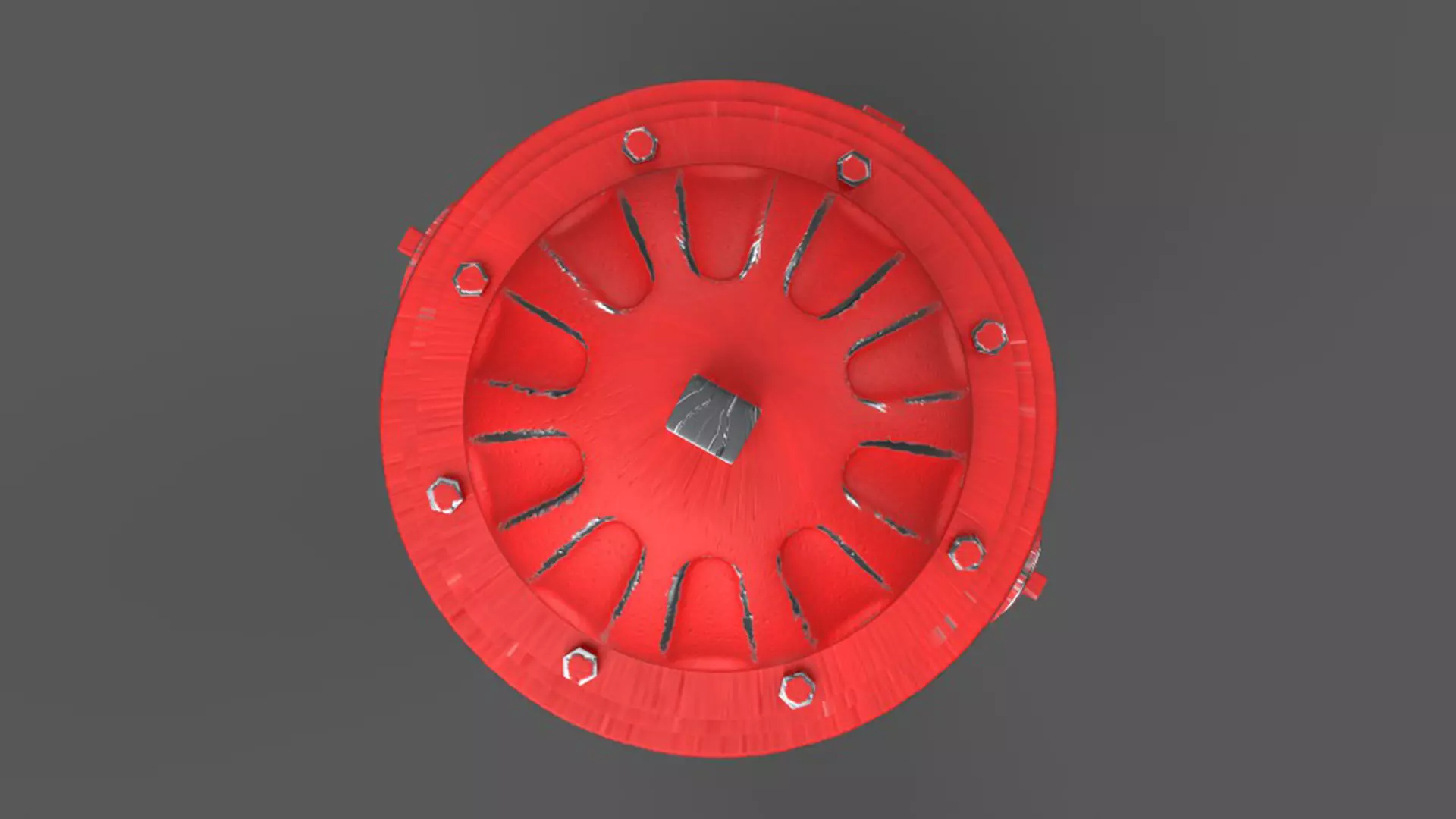 Fire Hydrant Low-poly 3D model Low-poly 3D model_1