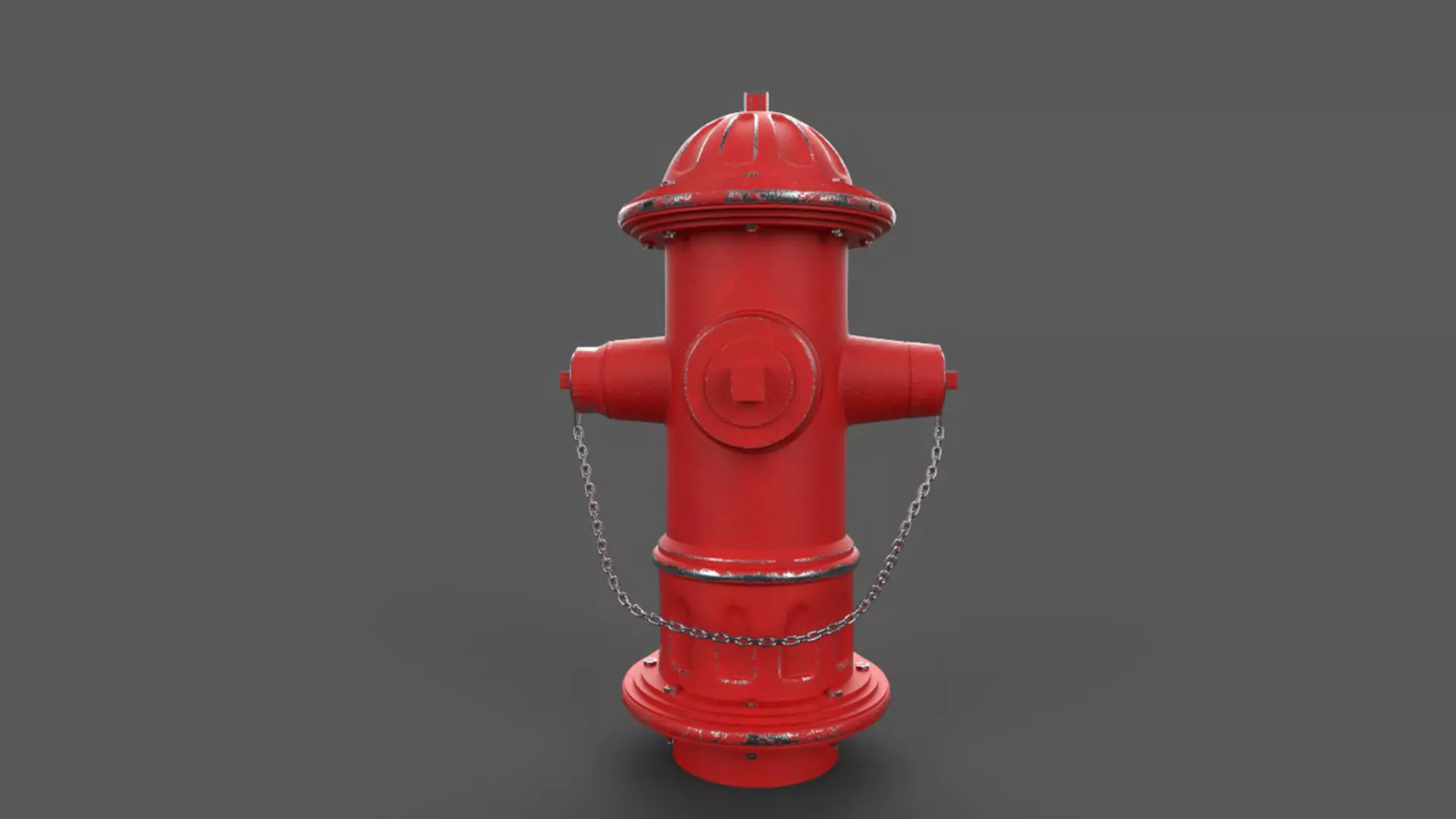 Fire Hydrant Low-poly 3D model Low-poly 3D model_0