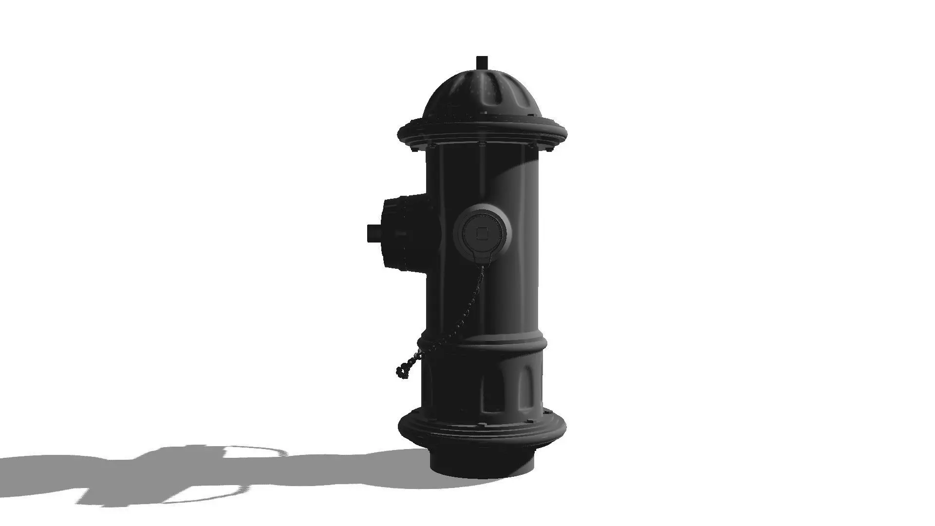 Fire Hydrant Low-poly 3D model Low-poly 3D model_5