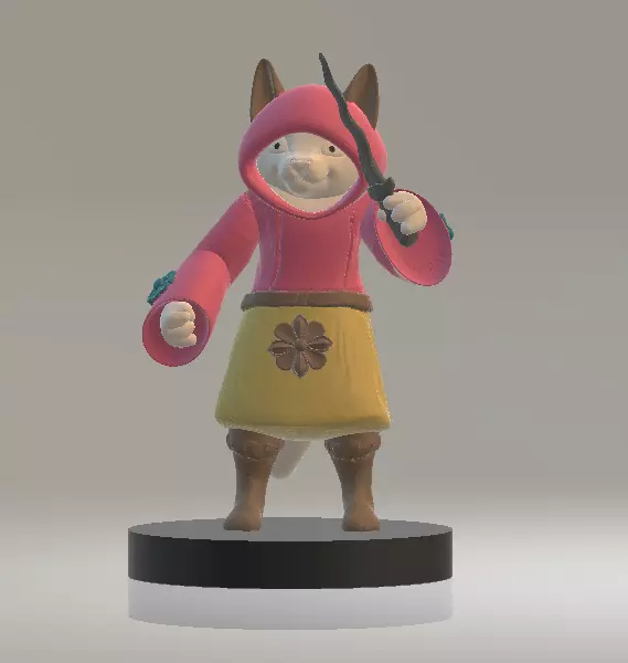 Halloween Cat reaper 3ed printable model 3D print model_0