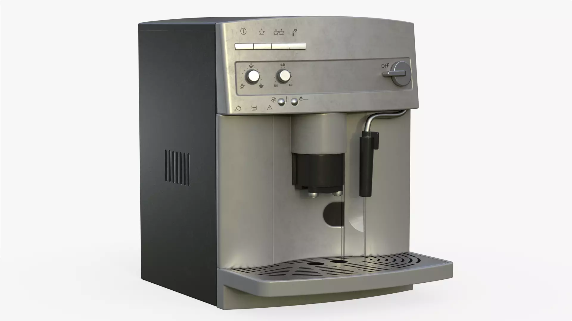 Coffee machine 5 PBR game ready Low-poly 3D model_2