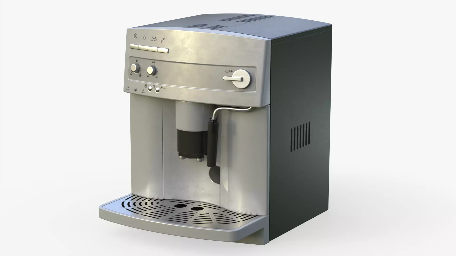Coffee machine 5 PBR game ready Low-poly 3D model_4