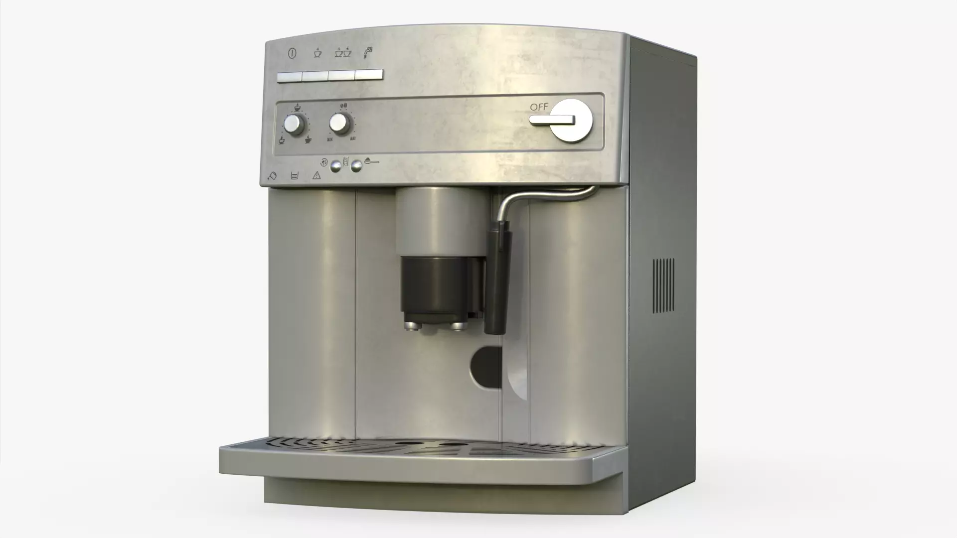 Coffee machine 5 PBR game ready Low-poly 3D model_3