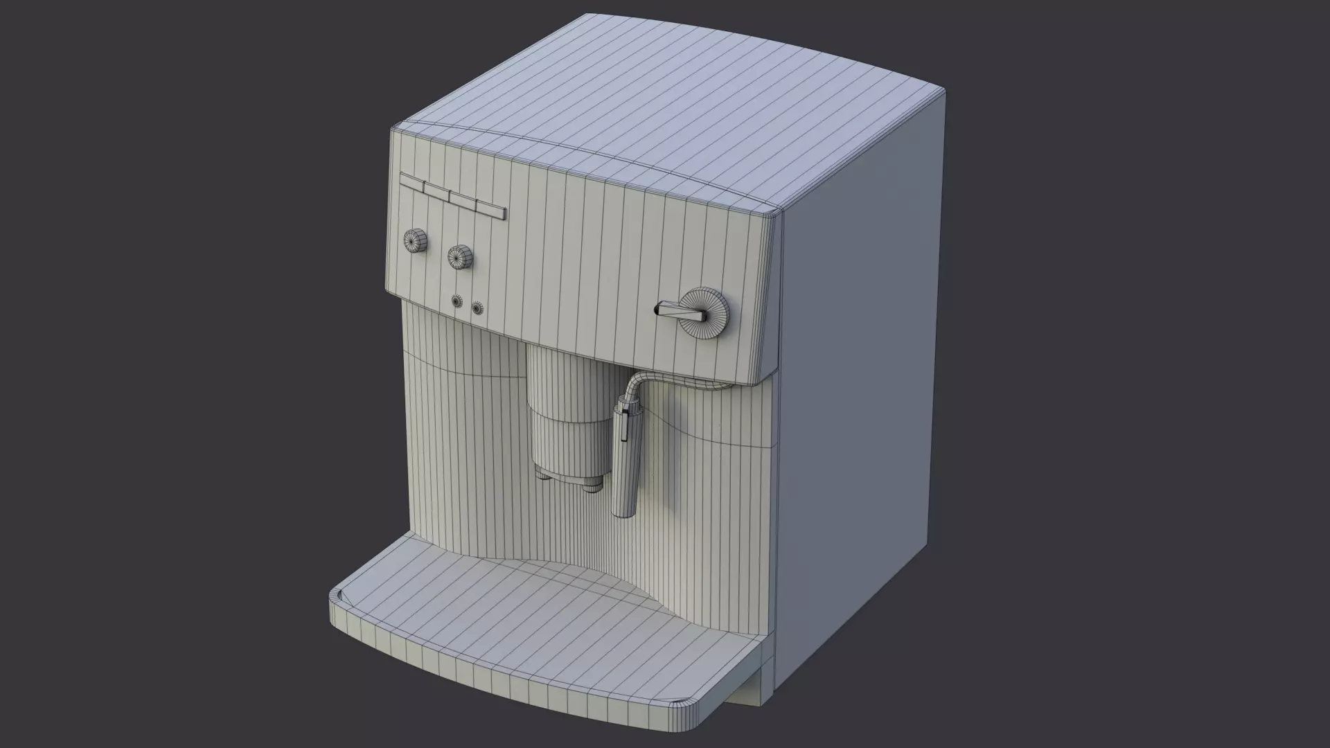 Coffee machine 5 PBR game ready Low-poly 3D model_6