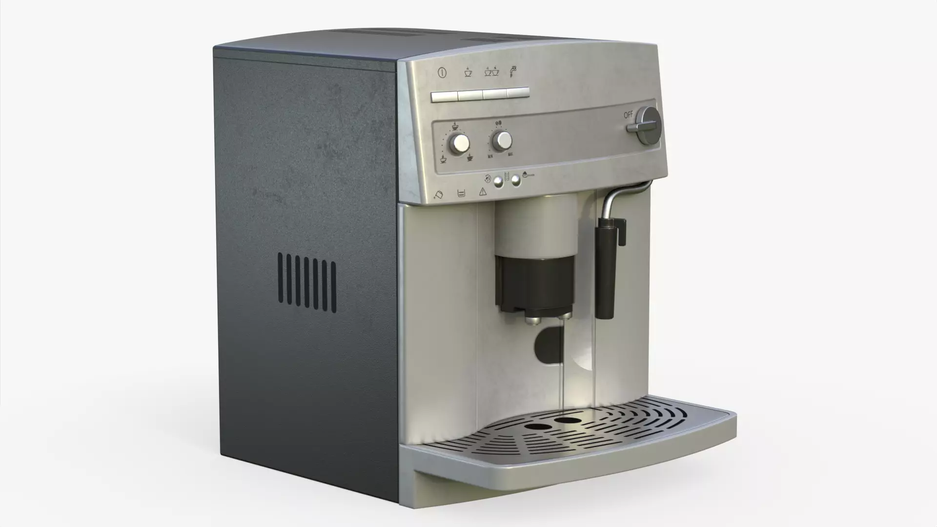 Coffee machine 5 PBR game ready Low-poly 3D model_0