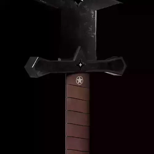 Sword 3D Model Low-poly 3D model