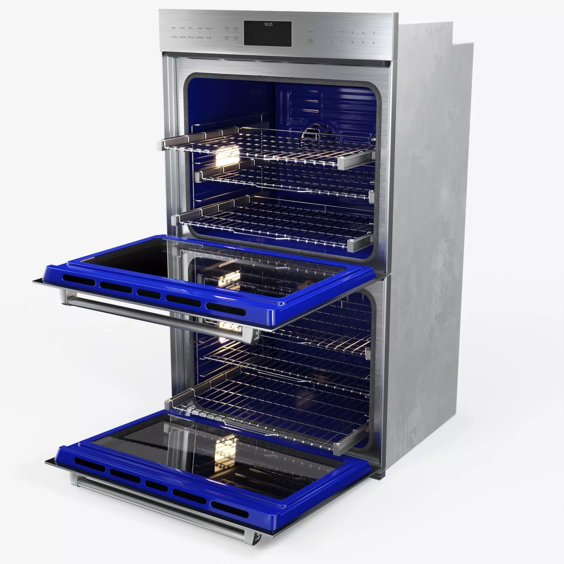 Wolf - Professional Oven E-Series double 3D model_9