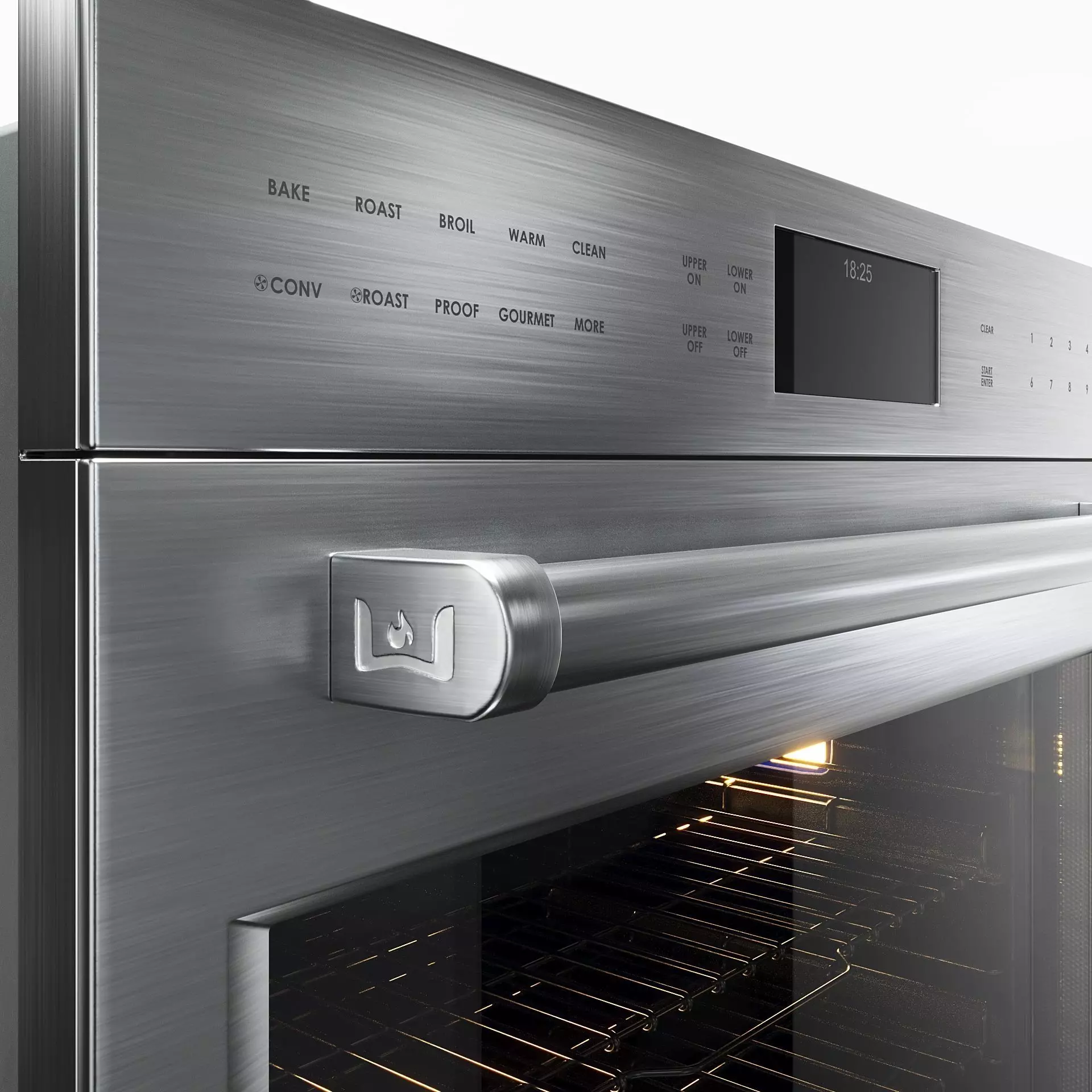 Wolf - Professional Oven E-Series double 3D model_3
