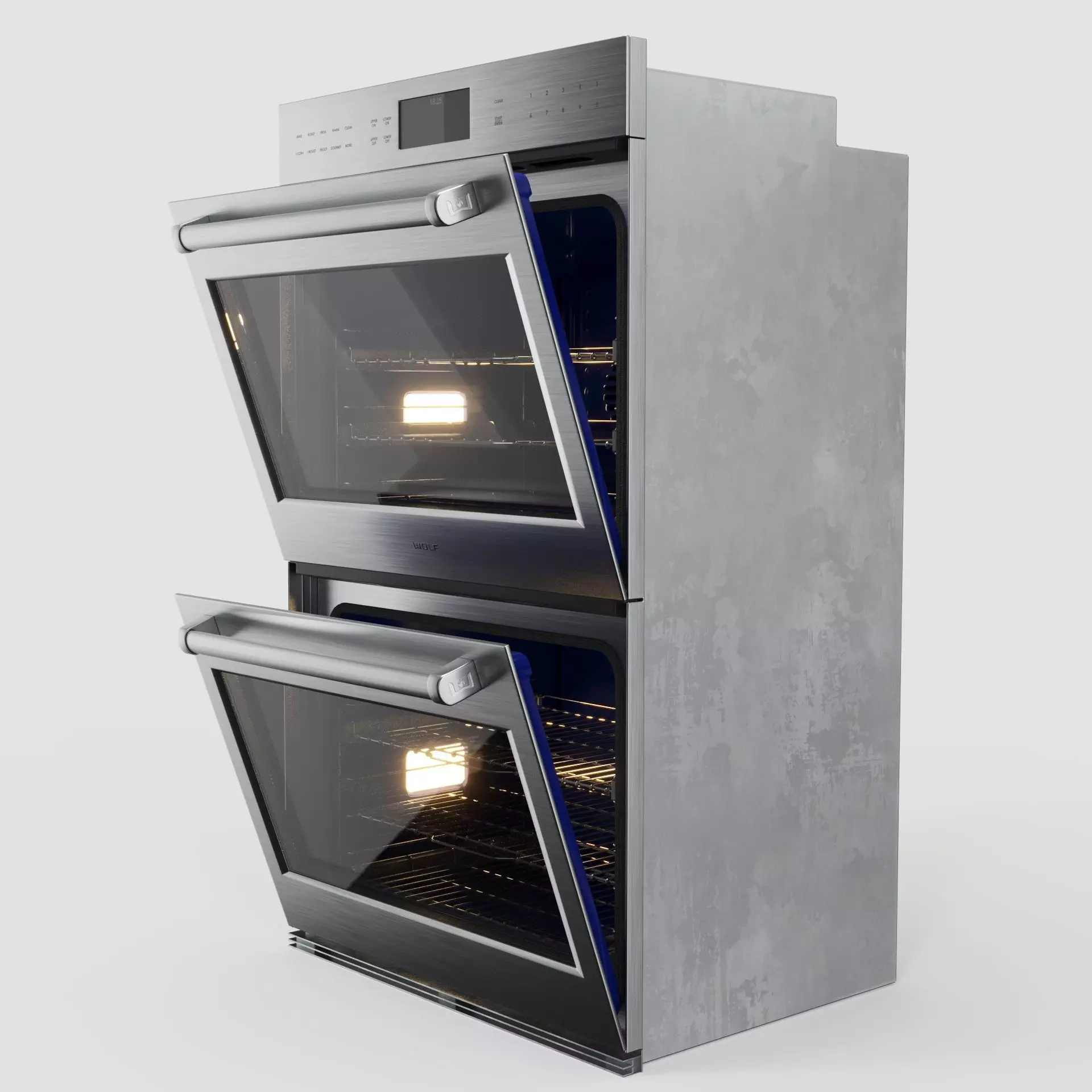 Wolf - Professional Oven E-Series double 3D model_8