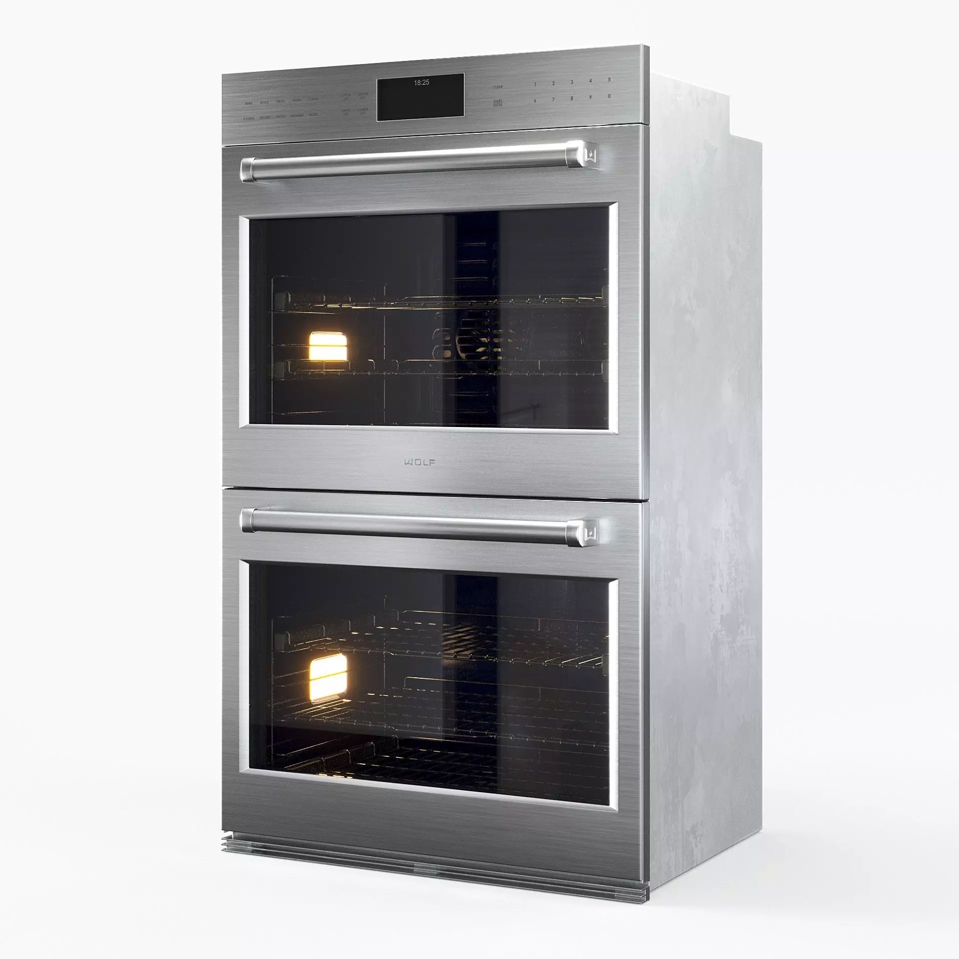 Wolf - Professional Oven E-Series double 3D model_0