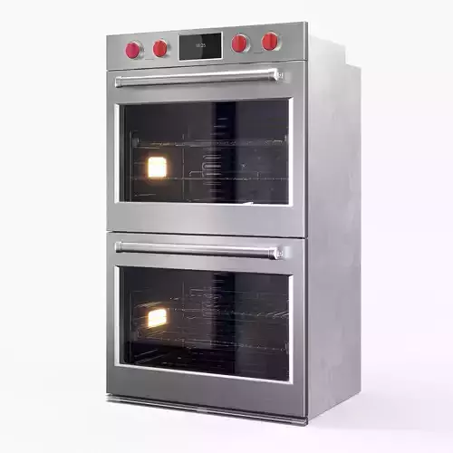 Wolf - Professional Oven M-Series double 3D model Wolf - Professional Oven M-Series double 3D model