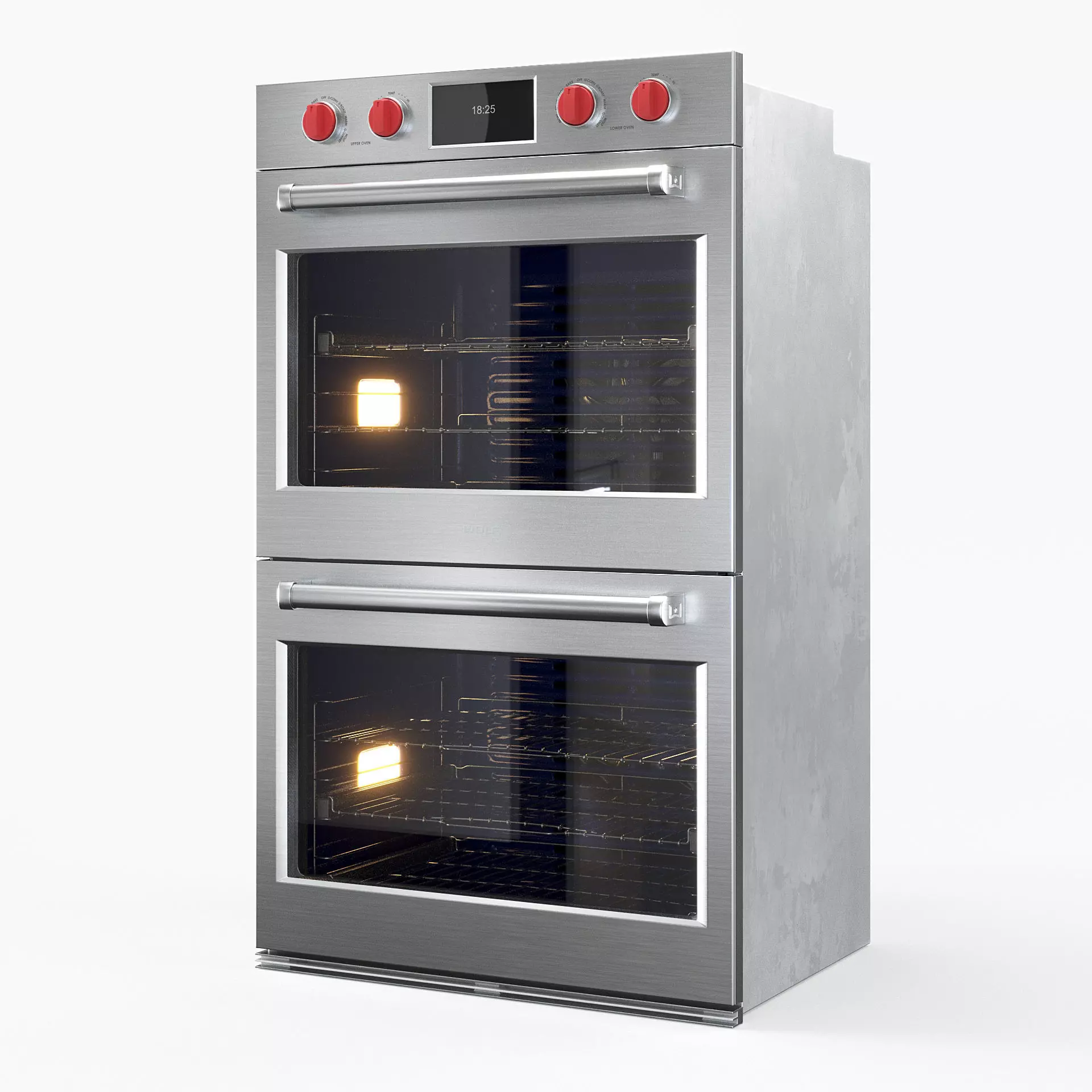 Wolf - Professional Oven M-Series double 3D model_0