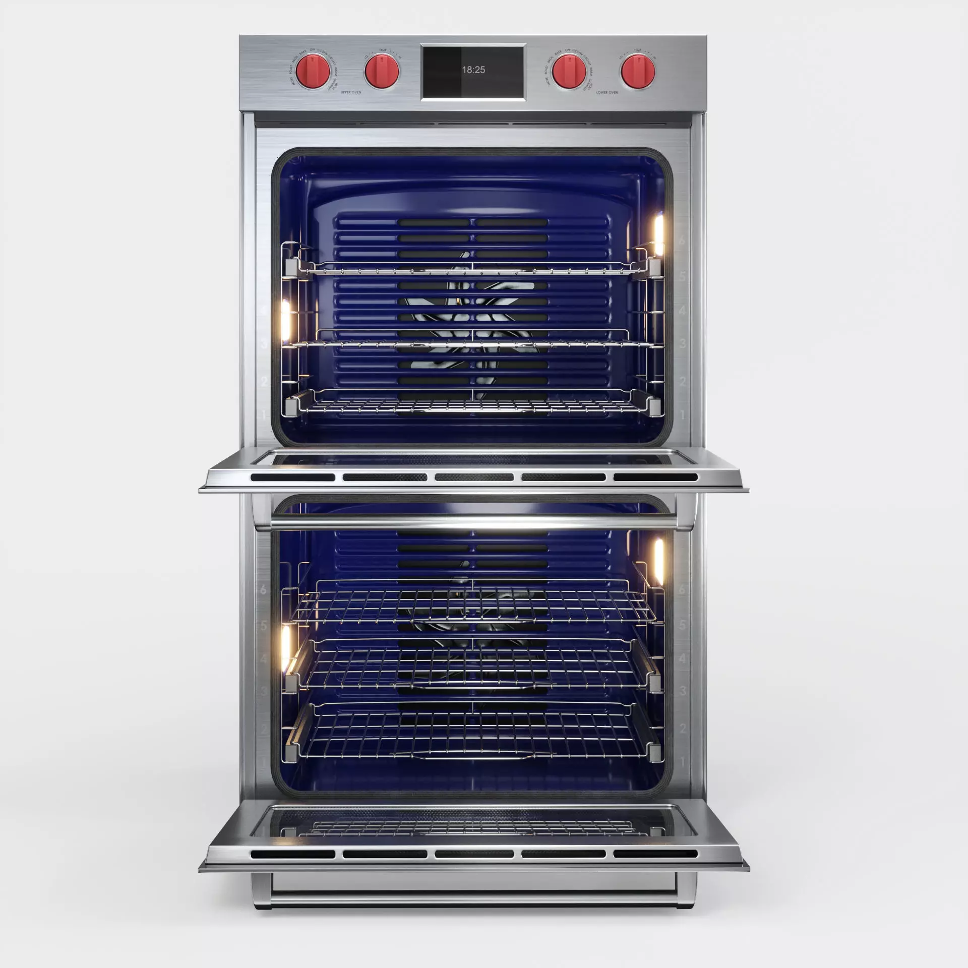 Wolf - Professional Oven M-Series double 3D model_7