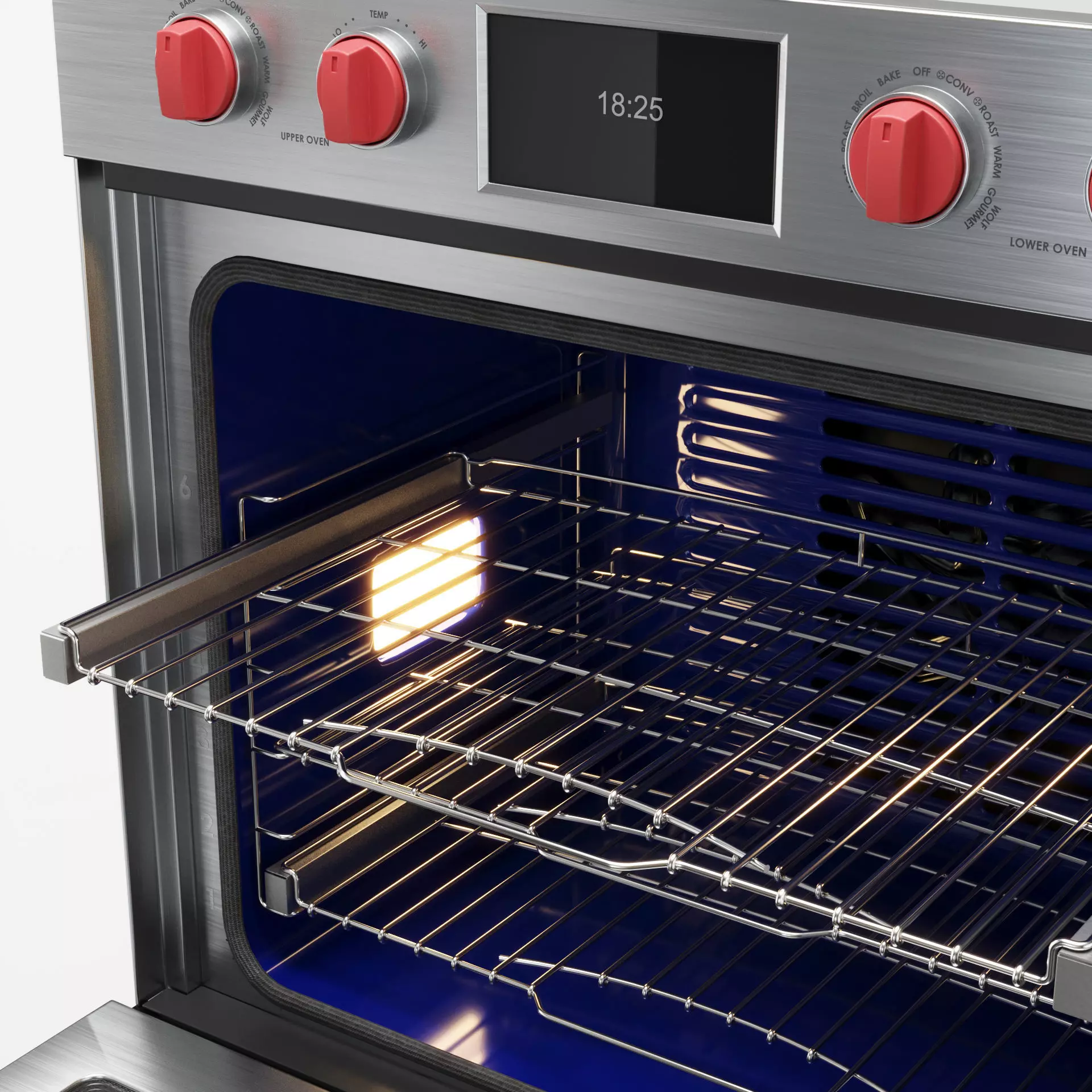 Wolf - Professional Oven M-Series double 3D model_8