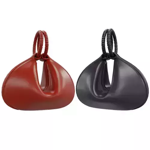 Night Shade Leather Medium Cleo HandBag