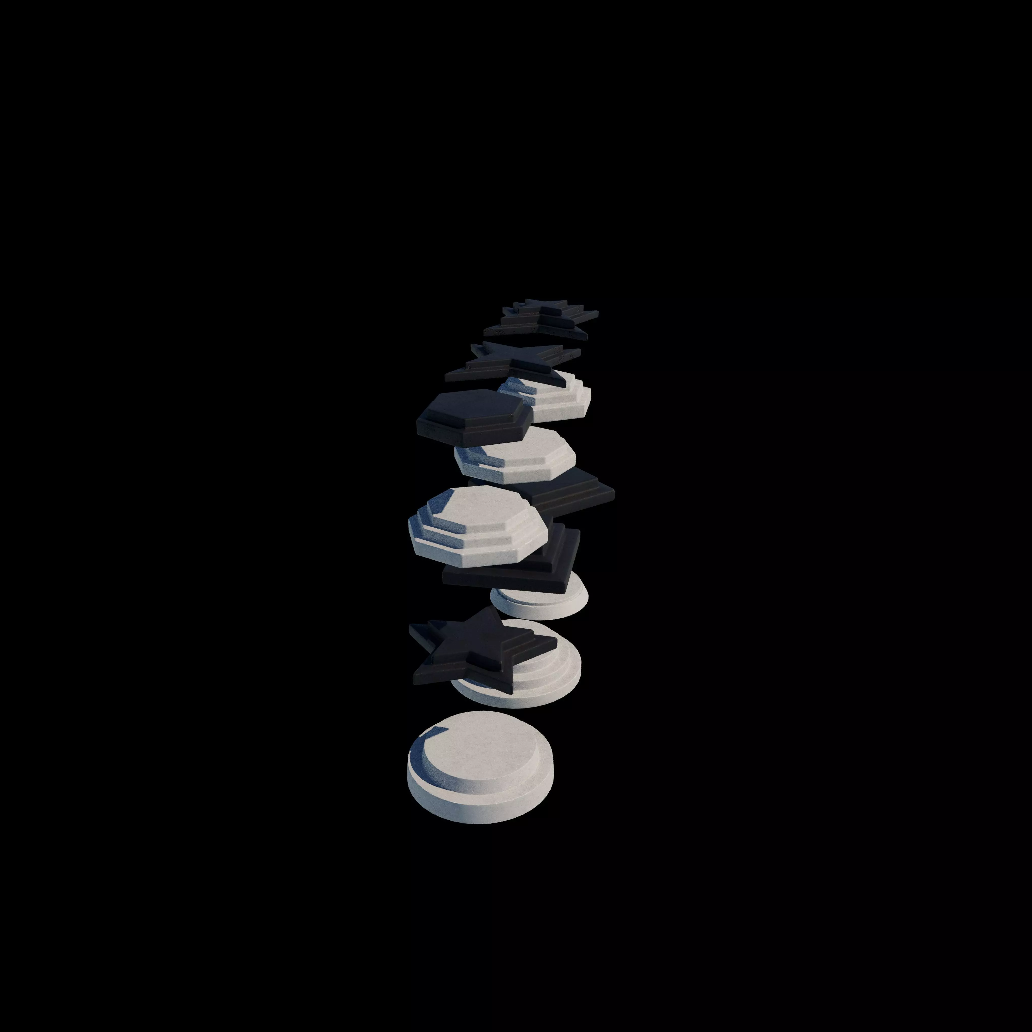 podium set 03 3D model_3