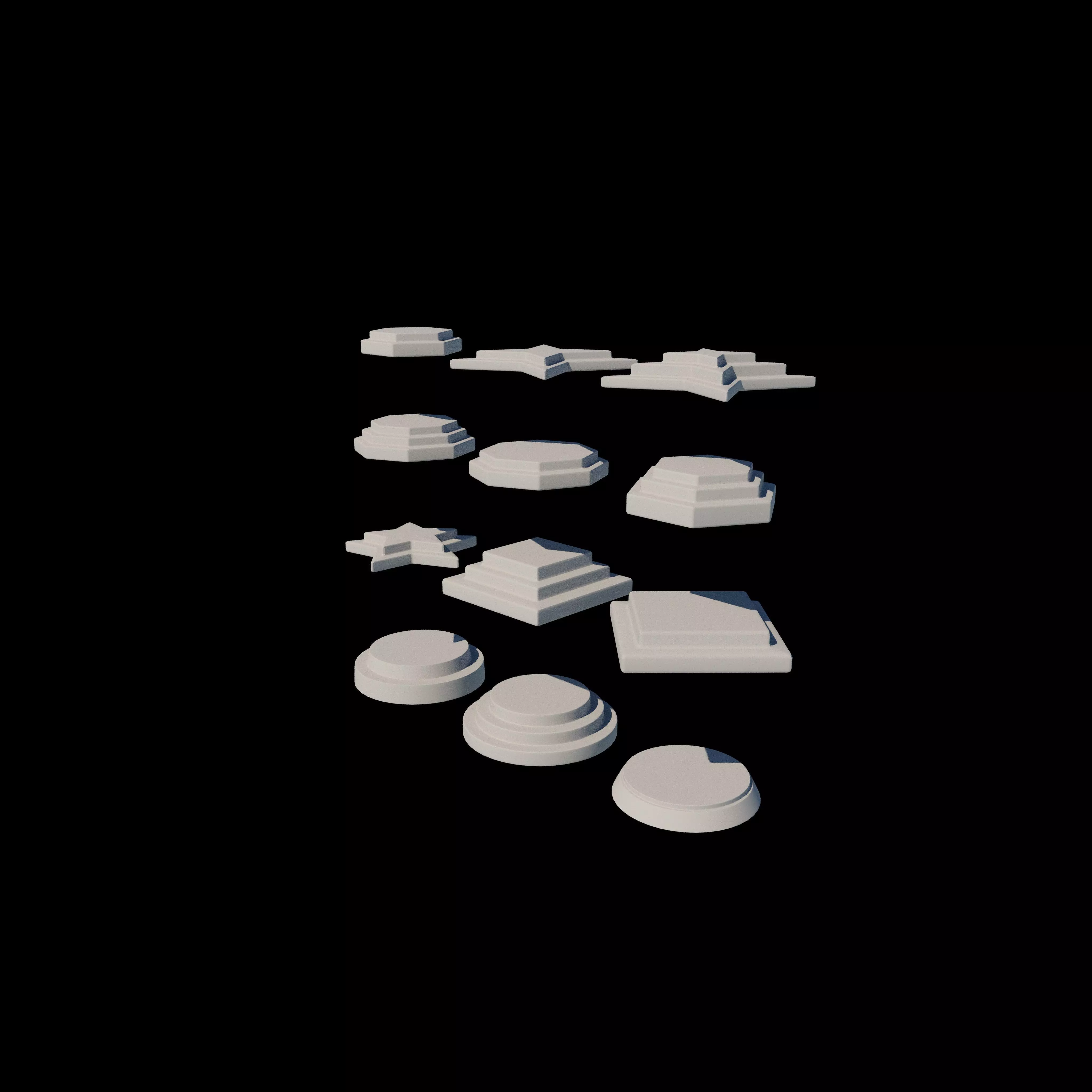 podium set 03 3D model_6