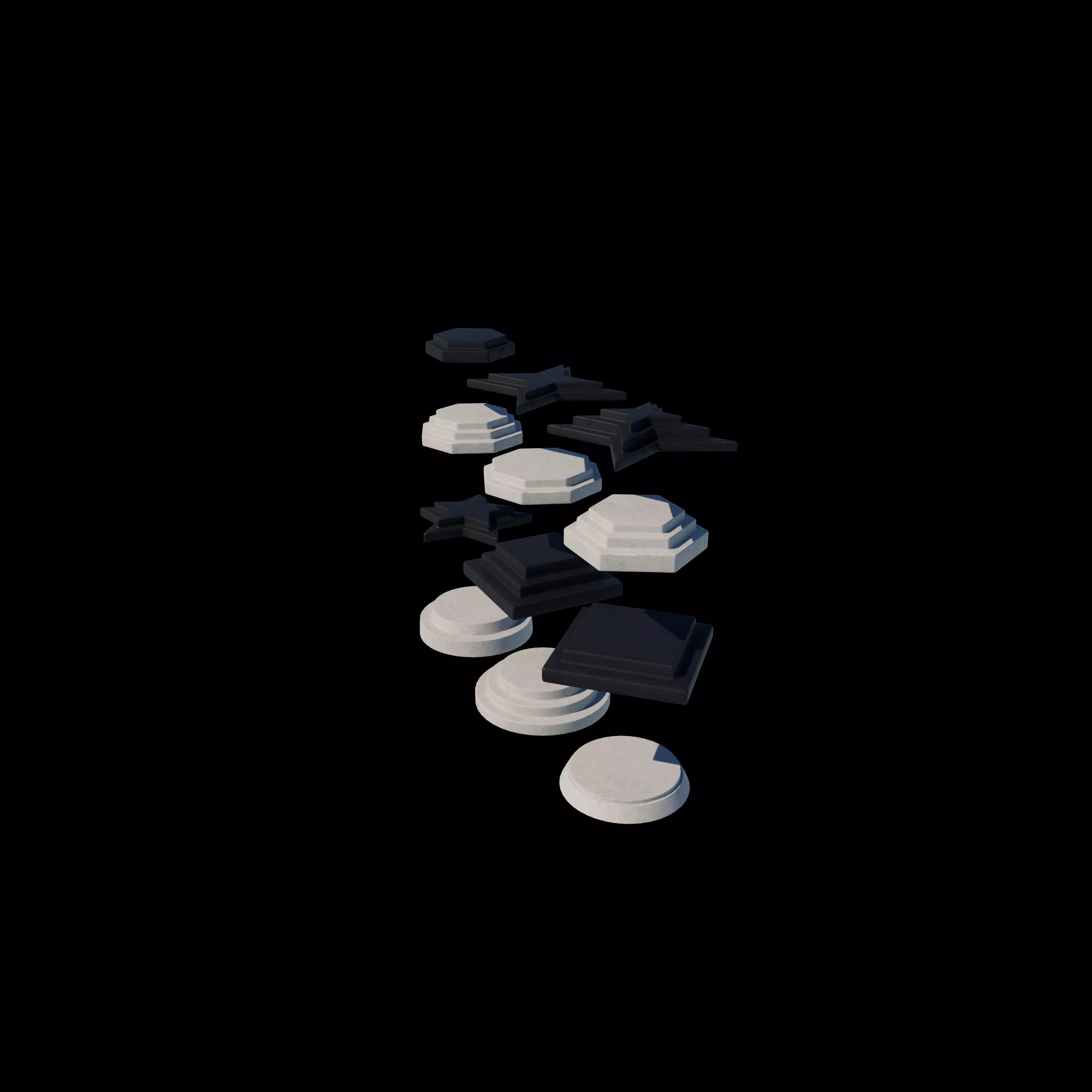 podium set 03 3D model_5