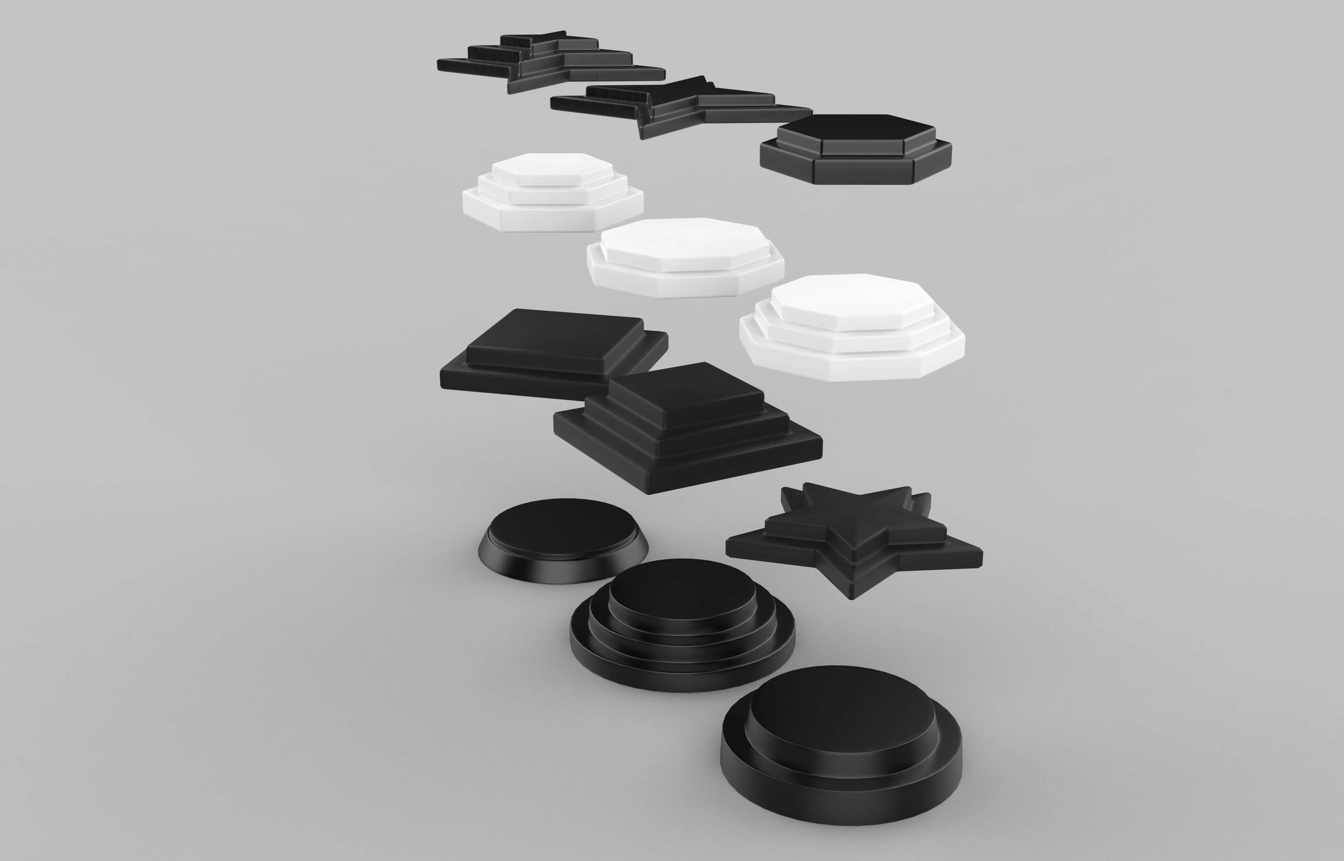 podium set 03 3D model_9