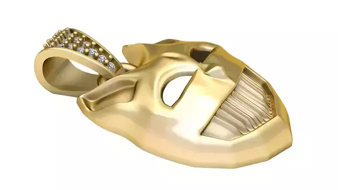 Polished Phantom Pendant 3D Printable Model