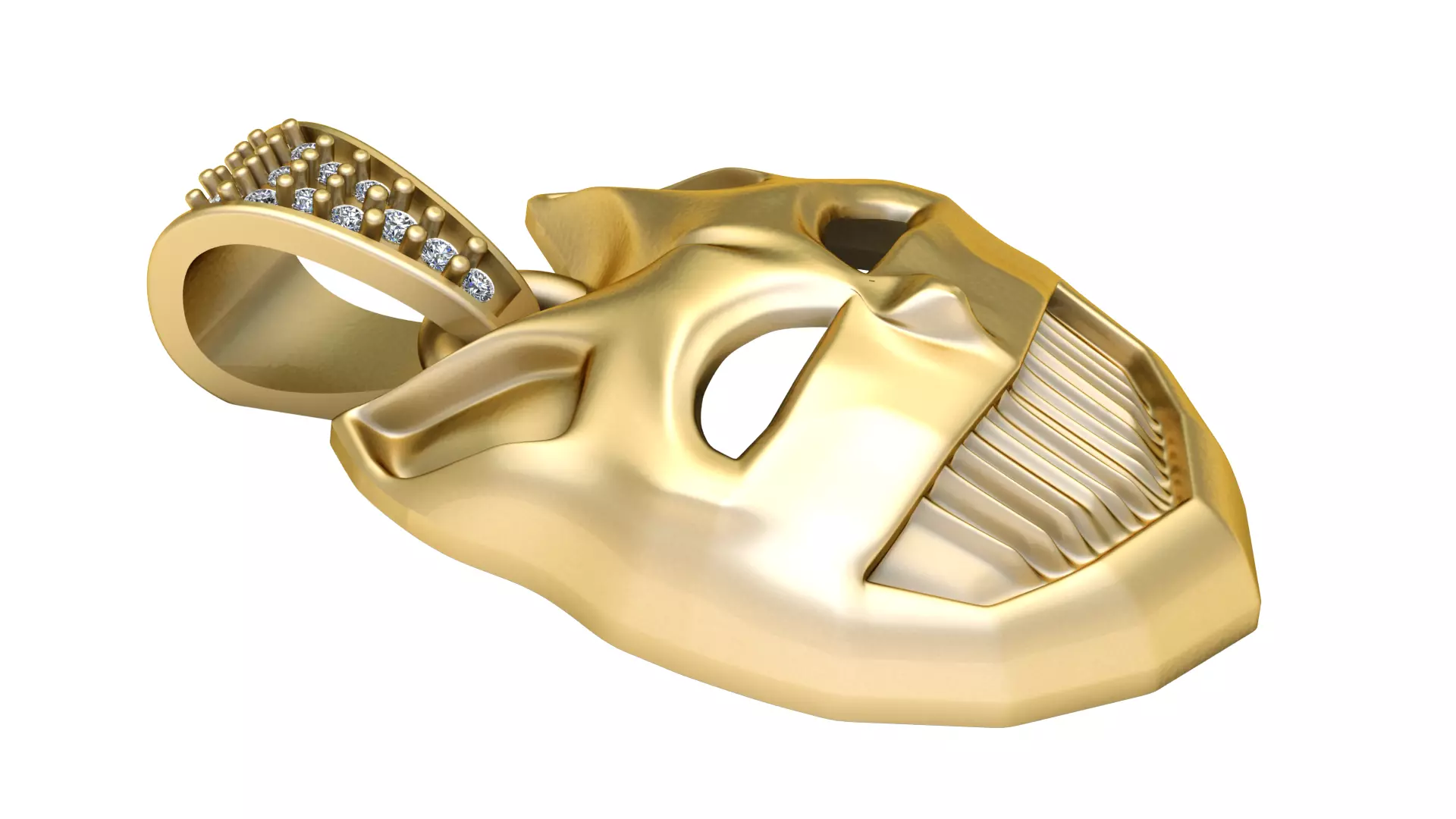 Polished Phantom Pendant 3D Printable Model 3D print model