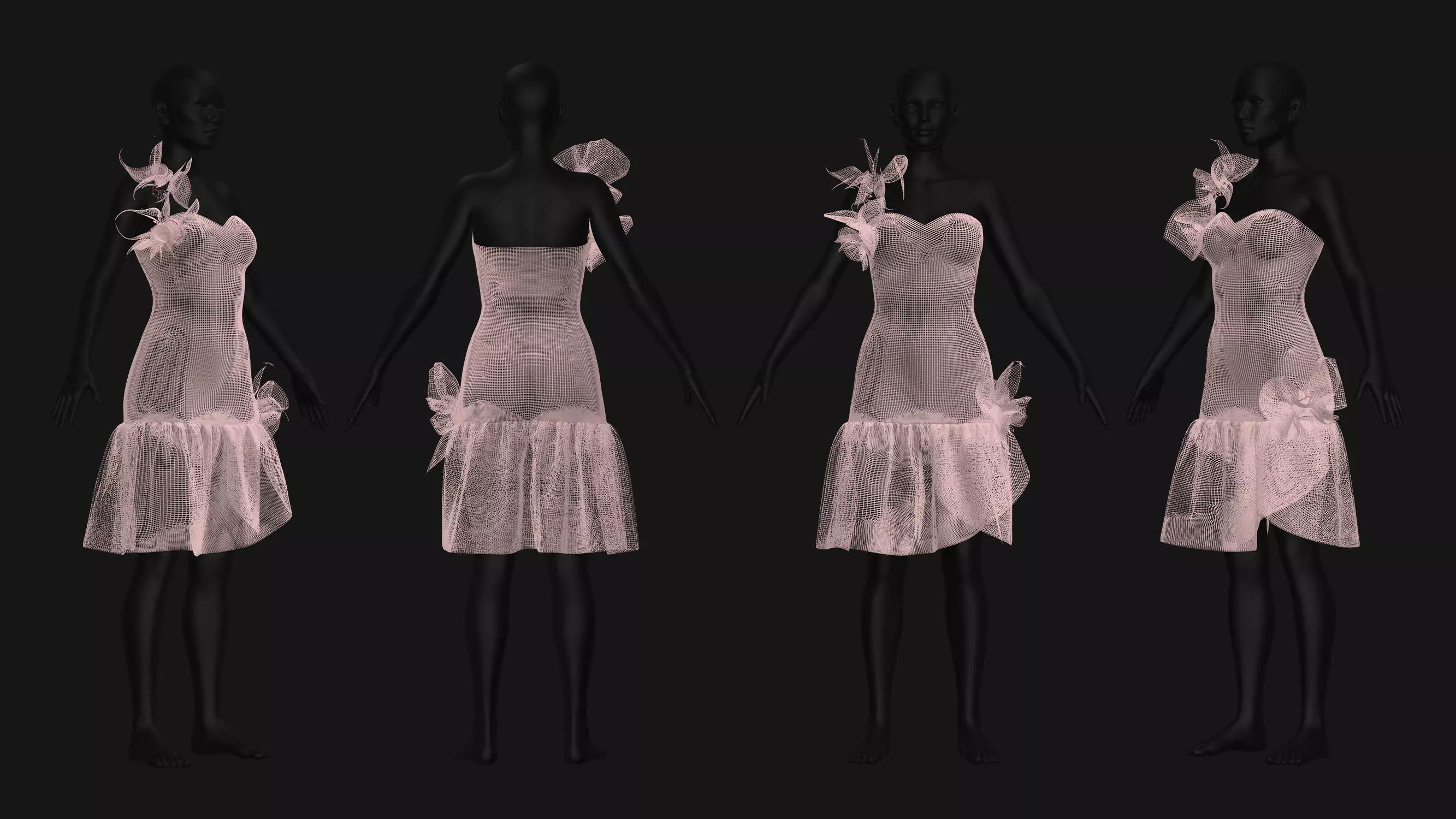 5 Female Outfit Collection 3D model_15
