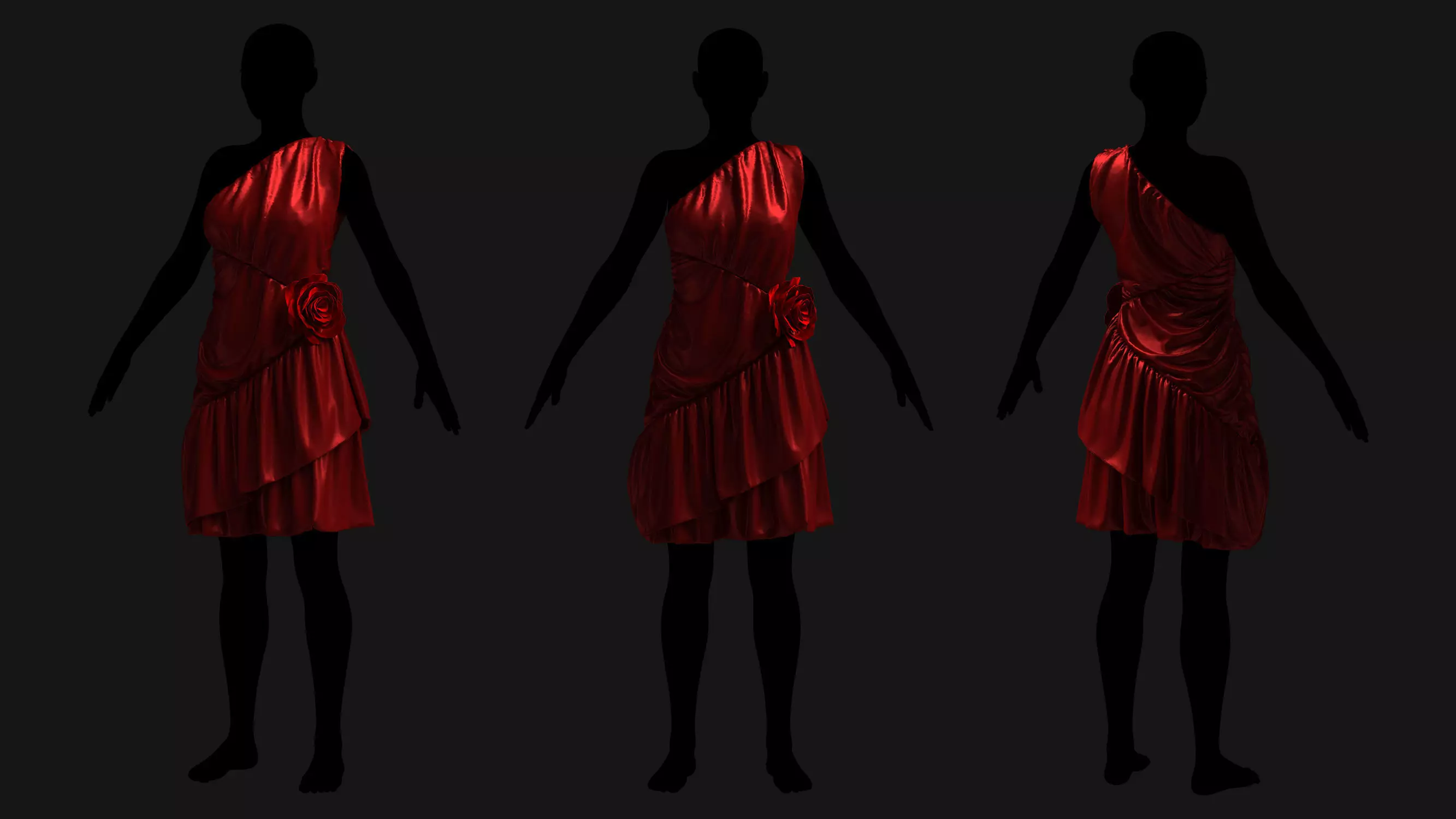 5 Female Outfit Collection 3D model_7