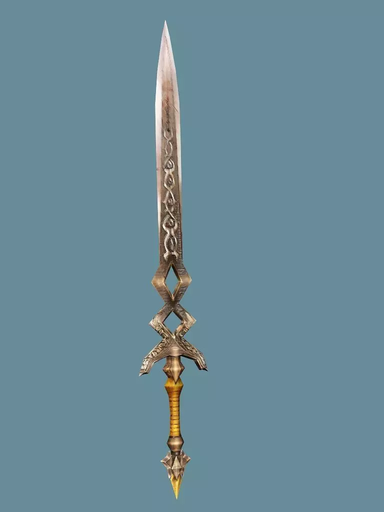 Medieval Polearms Weapon Pack 05 Low-poly 3D Model Low-poly 3D model_8