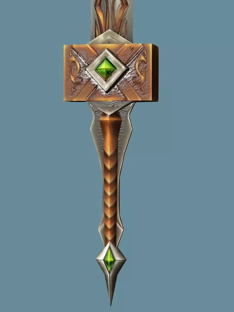 Medieval Polearms Weapon Pack 05 Low-poly 3D Model Low-poly 3D model_3