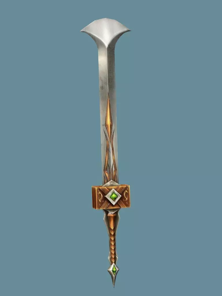 Medieval Polearms Weapon Pack 05 Low-poly 3D Model Low-poly 3D model_6