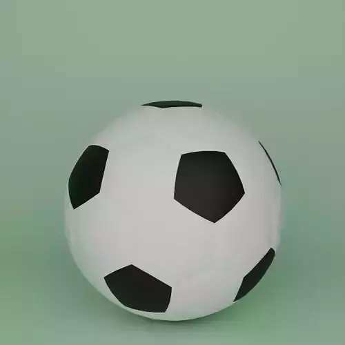 Football Soccer Ball 3D Model