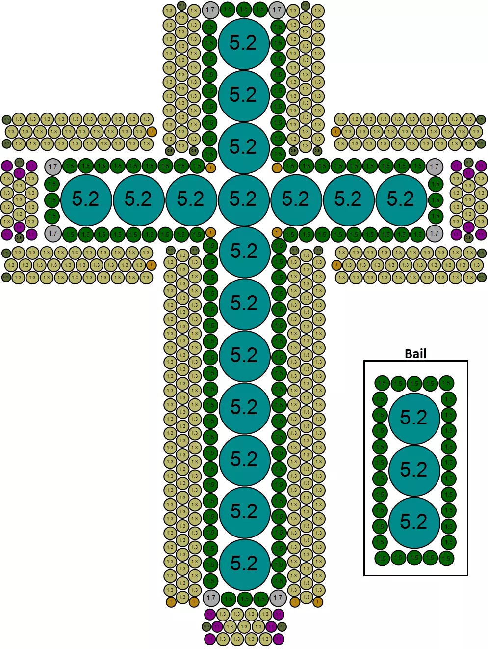 Custom Cross Diamond Pendant - Crucifixion Cross Necklace 3D print model_18