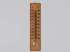  photorealistic wooden wall thermometer 3D model_1