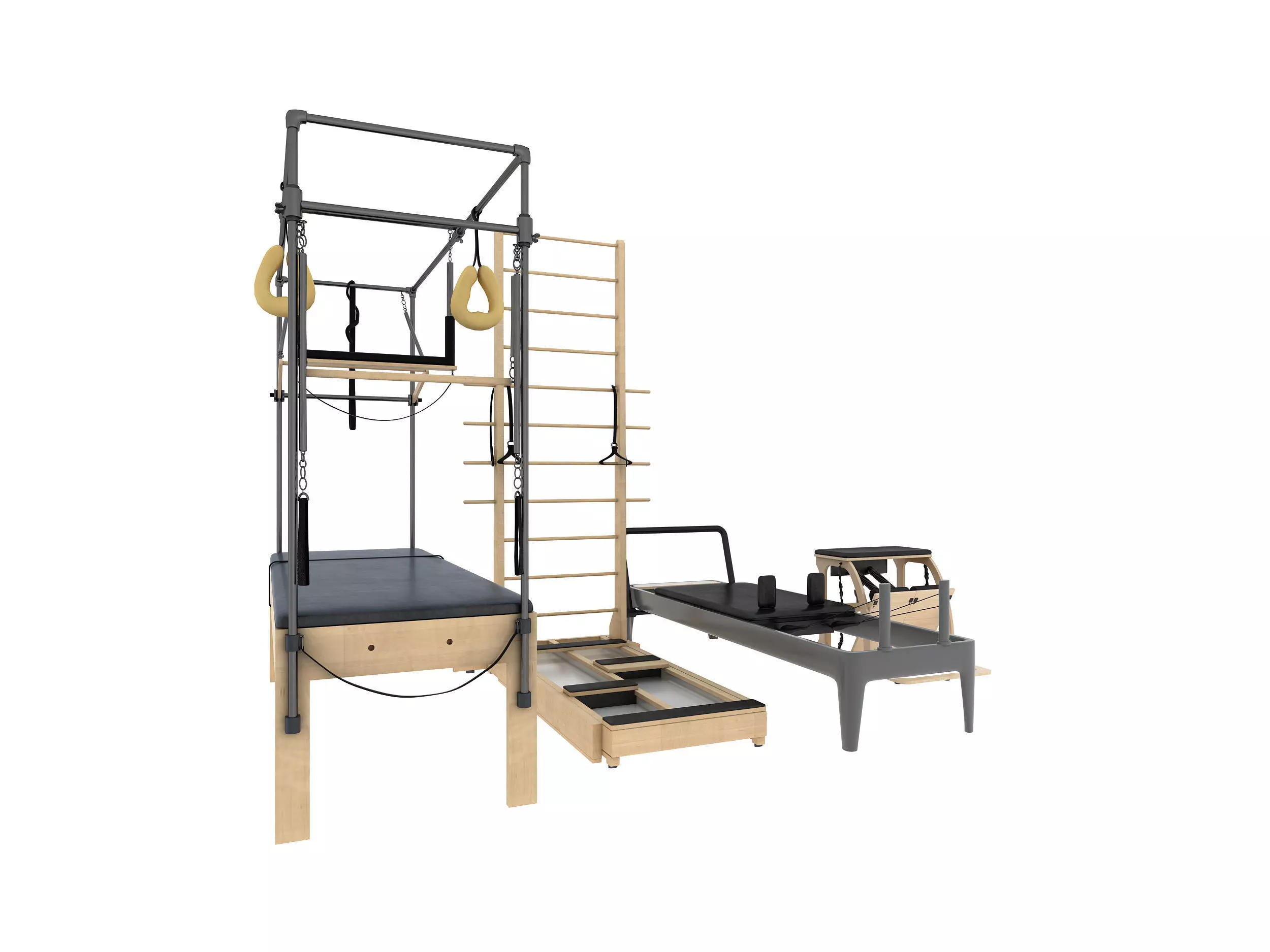 PILATES EQUIPMENT 3D model_3