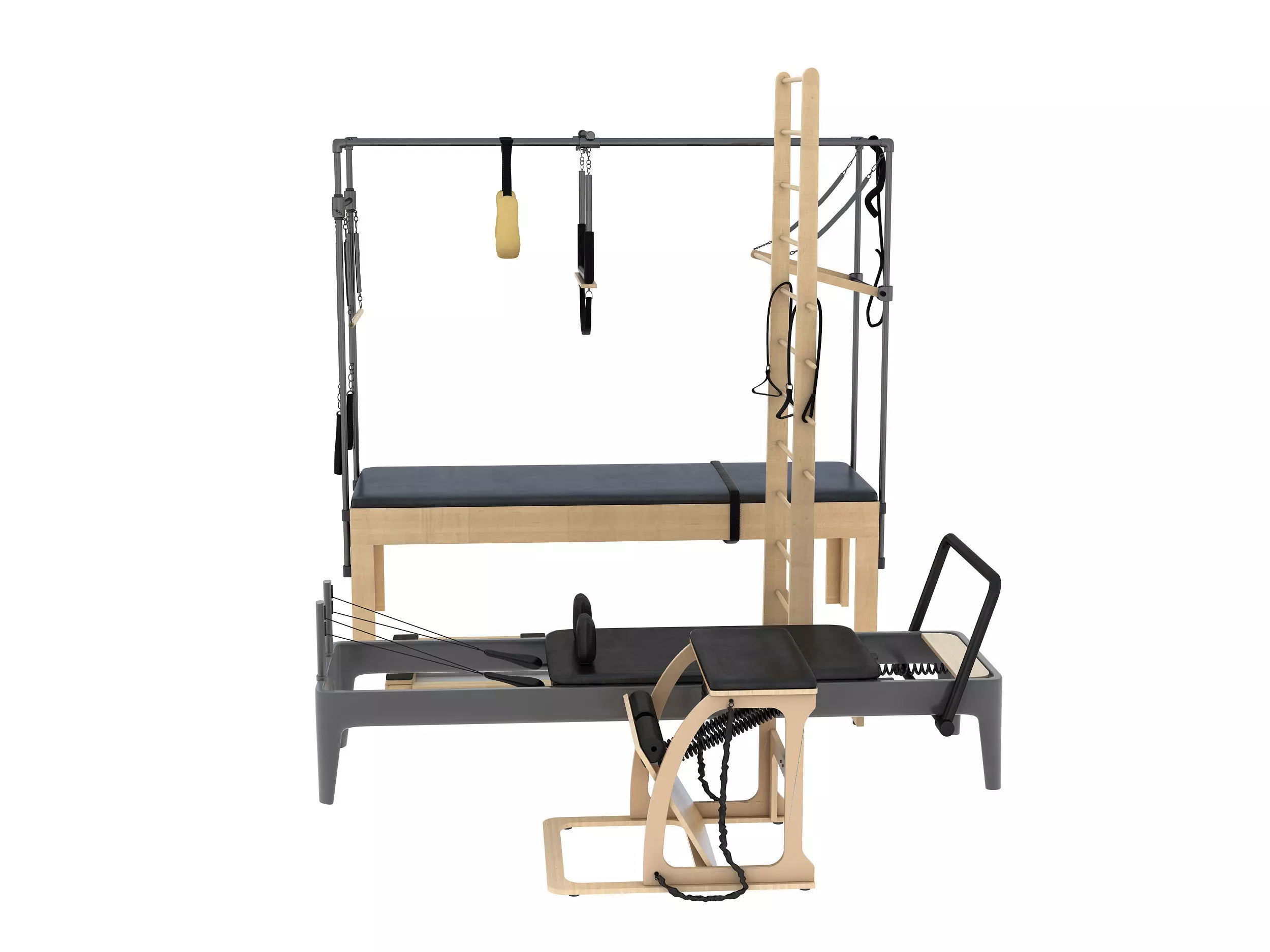PILATES EQUIPMENT 3D model_1