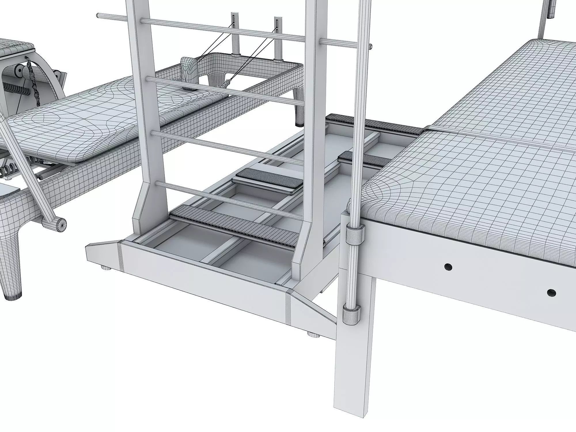 PILATES EQUIPMENT 3D model_21