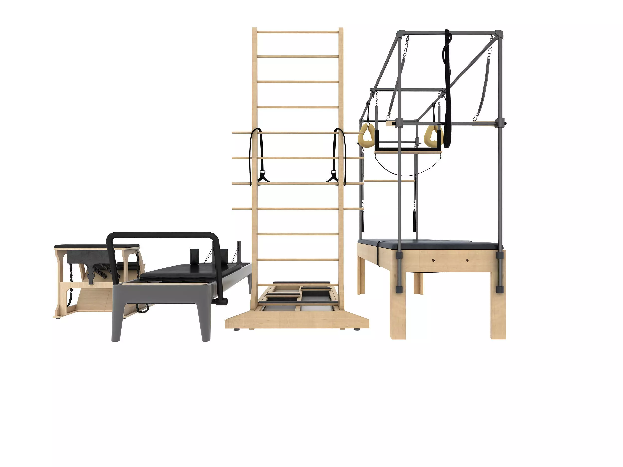 PILATES EQUIPMENT 3D model_4