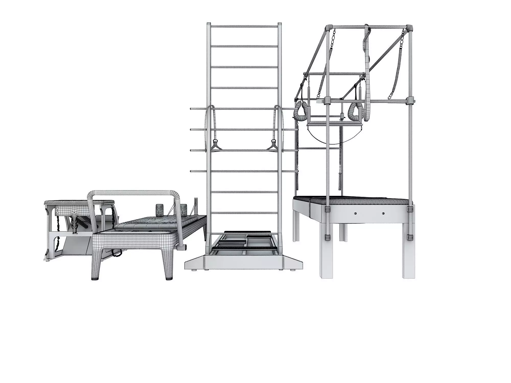 PILATES EQUIPMENT 3D model_19