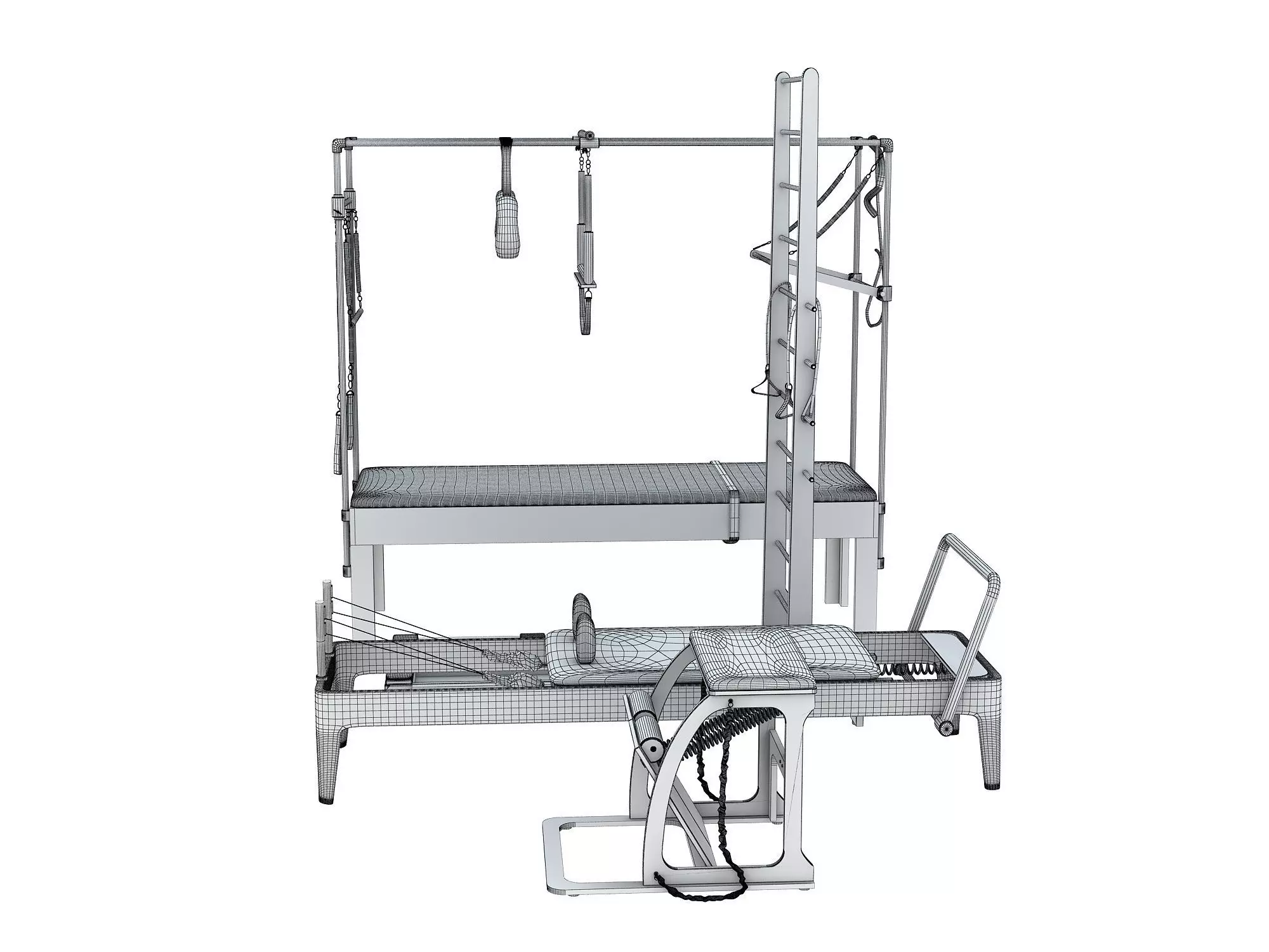 PILATES EQUIPMENT 3D model_18