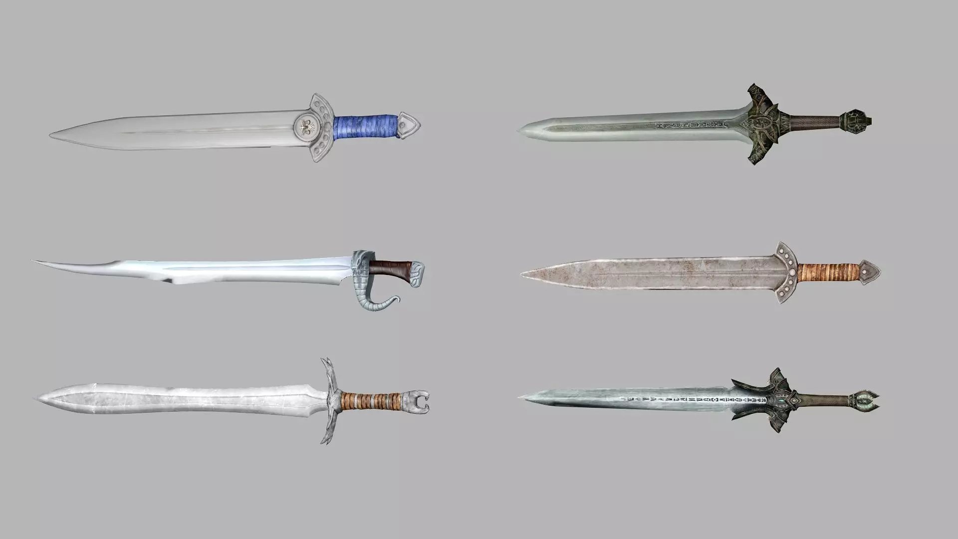 Medieval Polearms Weapon Pack 03 Low-poly 3D Model Low-poly 3D model_0
