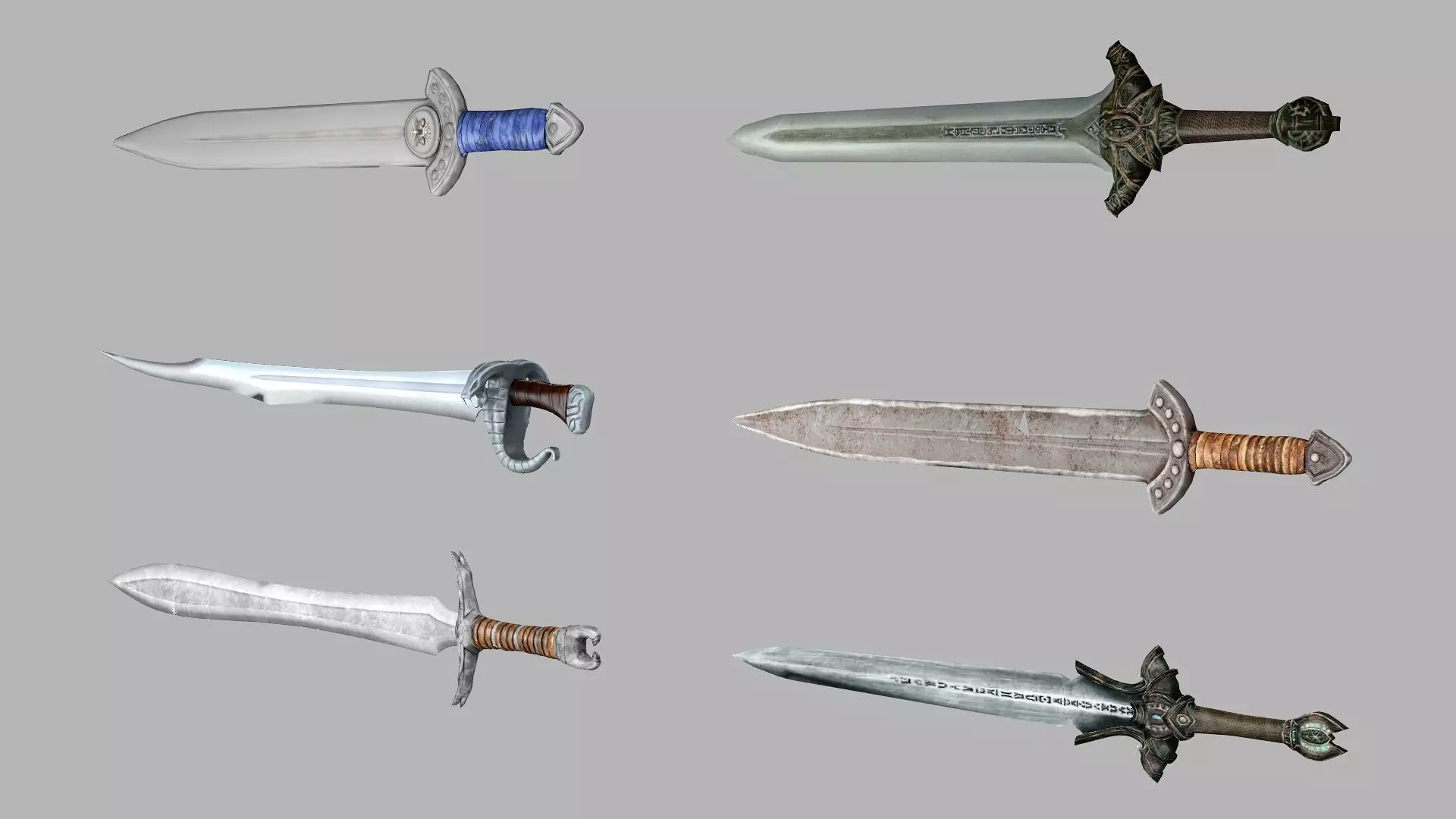 Medieval Polearms Weapon Pack 03 Low-poly 3D Model Low-poly 3D model_3
