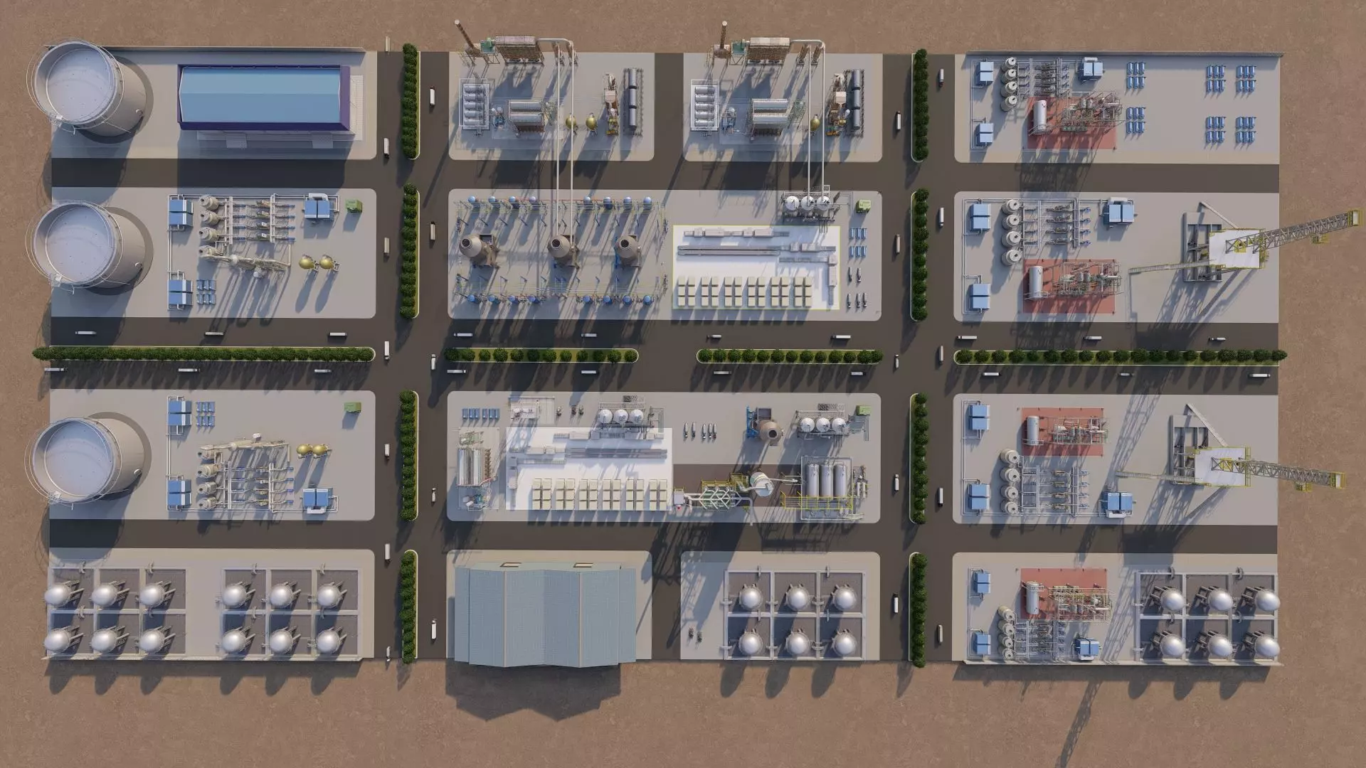 Industrial Factory-Petrochemical 3D model_11