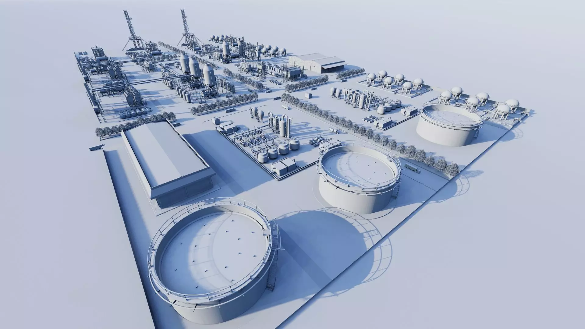 Industrial Factory-Petrochemical 3D model_24