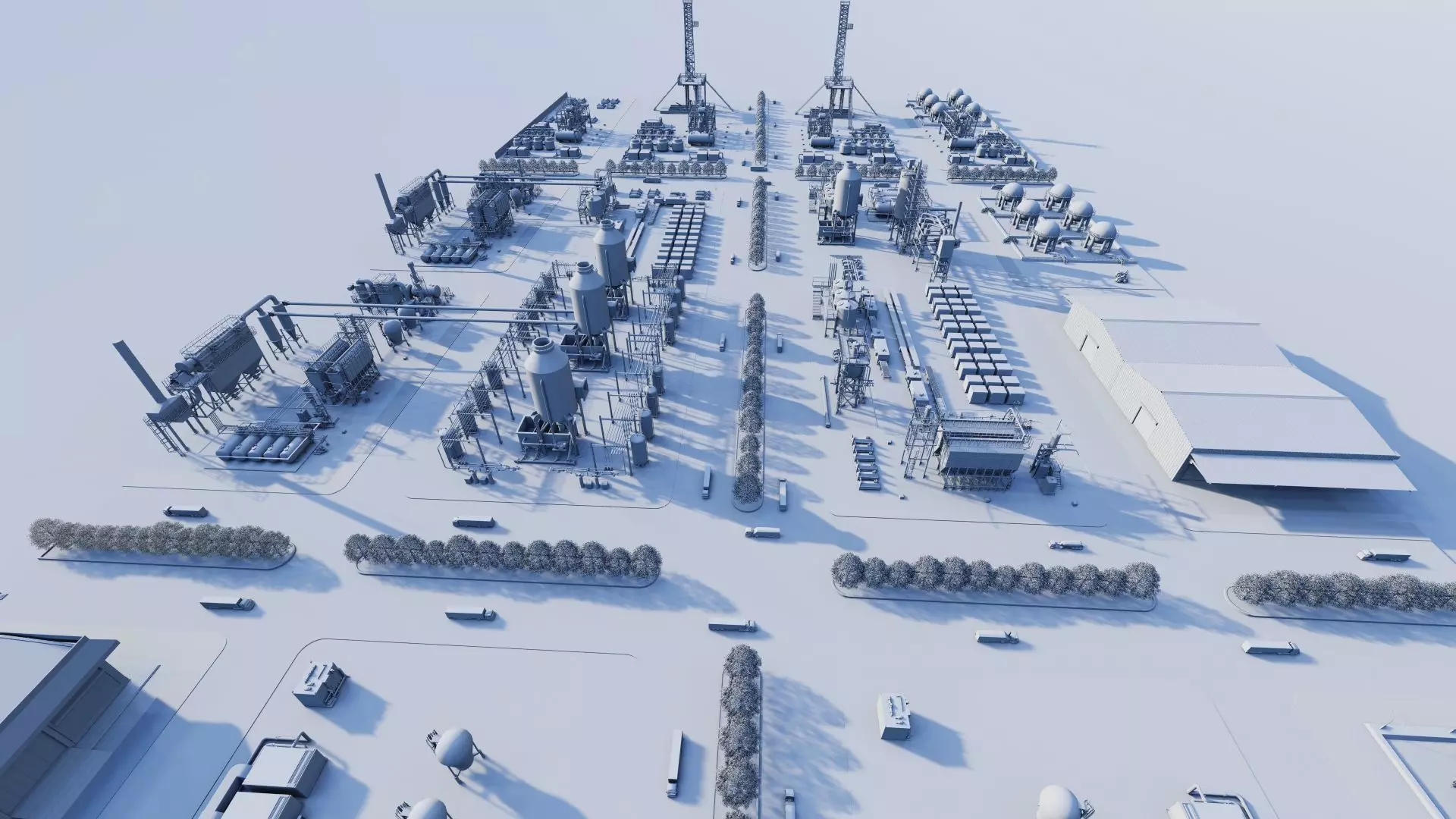 Industrial Factory-Petrochemical 3D model_34