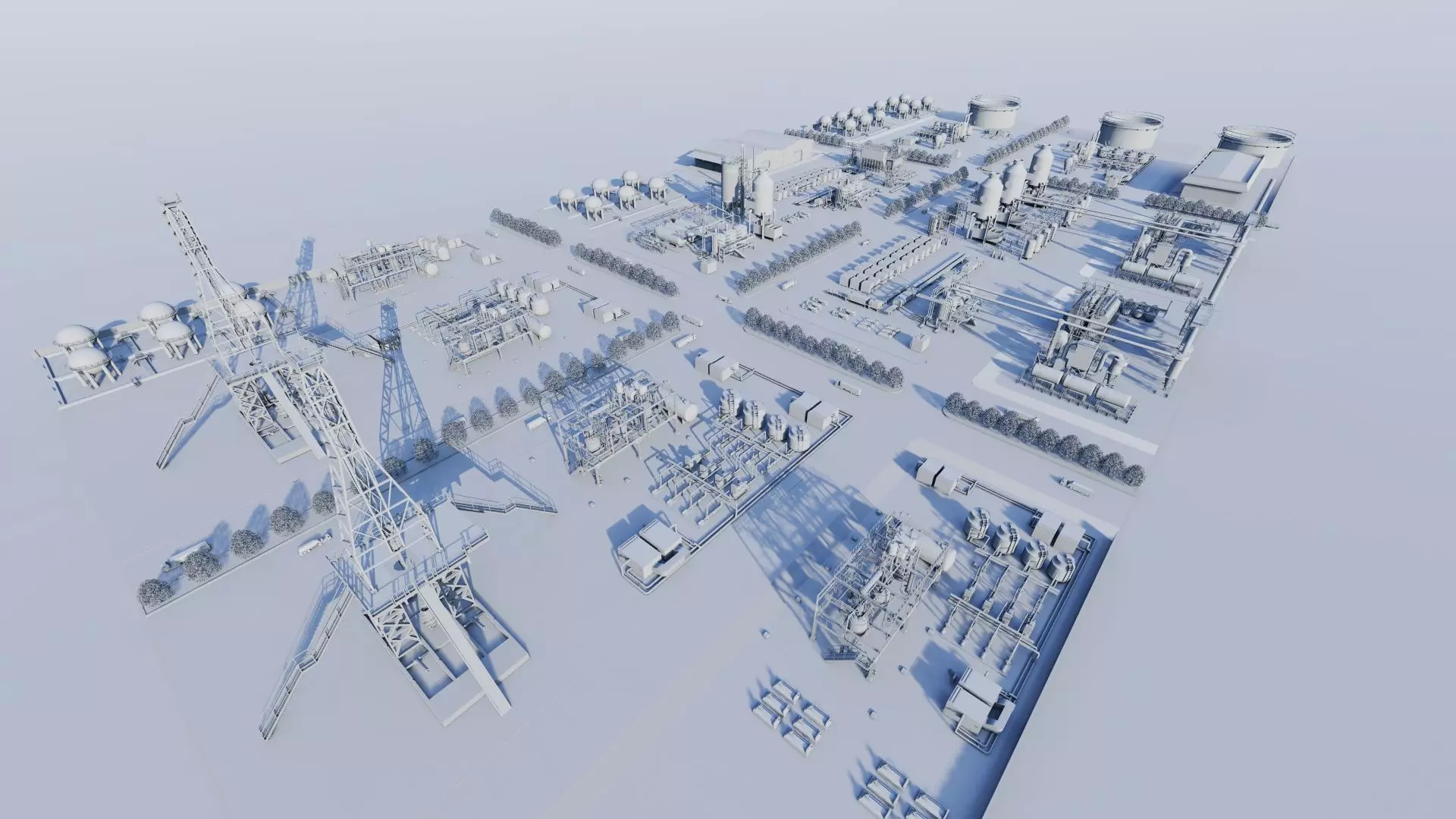 Industrial Factory-Petrochemical 3D model_15