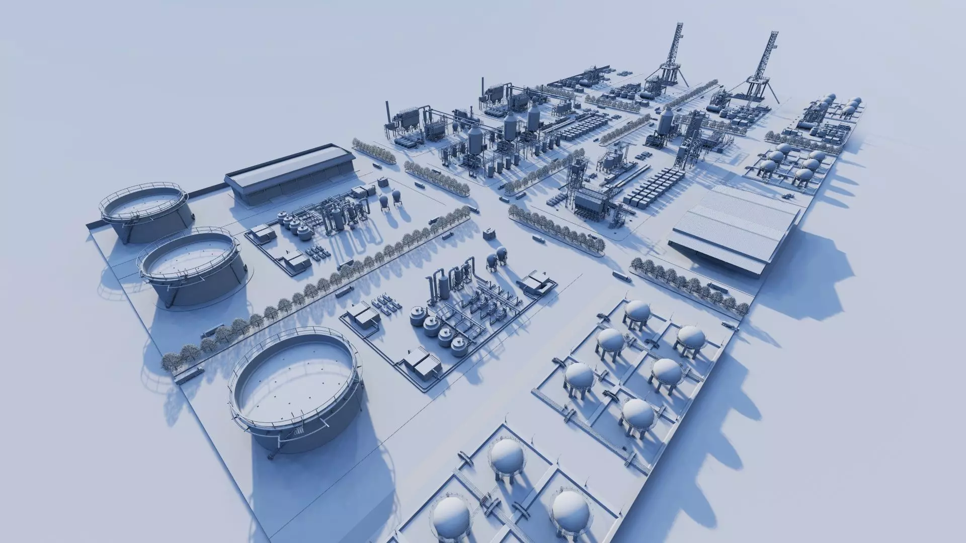 Industrial Factory-Petrochemical 3D model_22