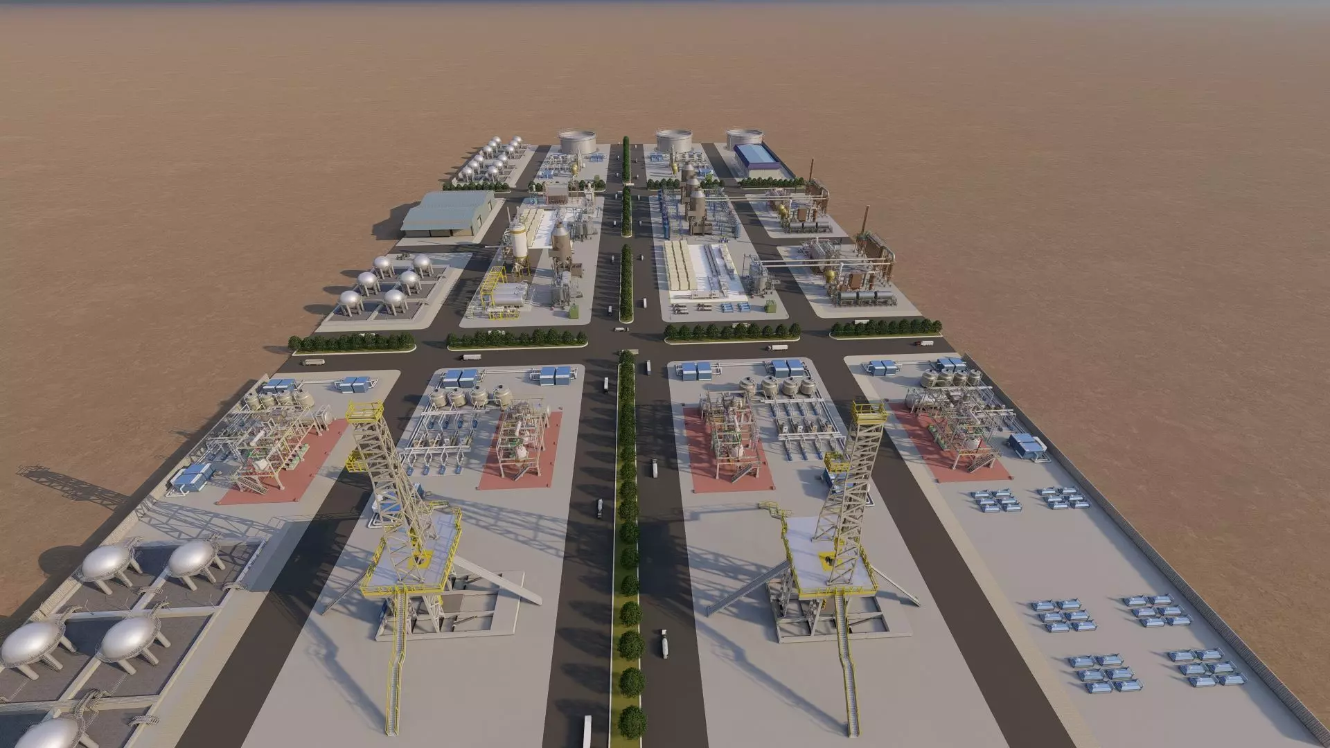 Industrial Factory-Petrochemical 3D model_17