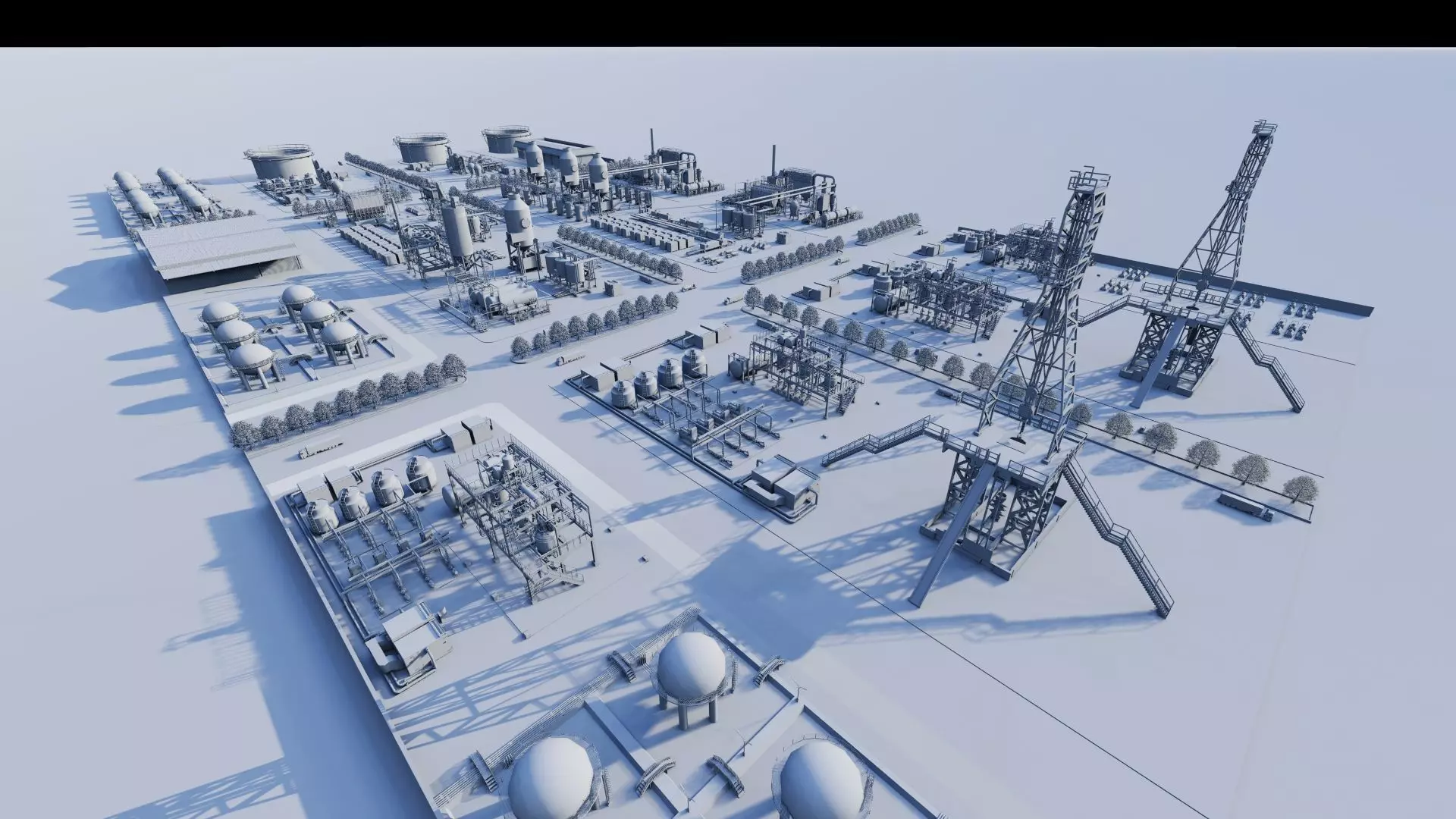 Industrial Factory-Petrochemical 3D model_28